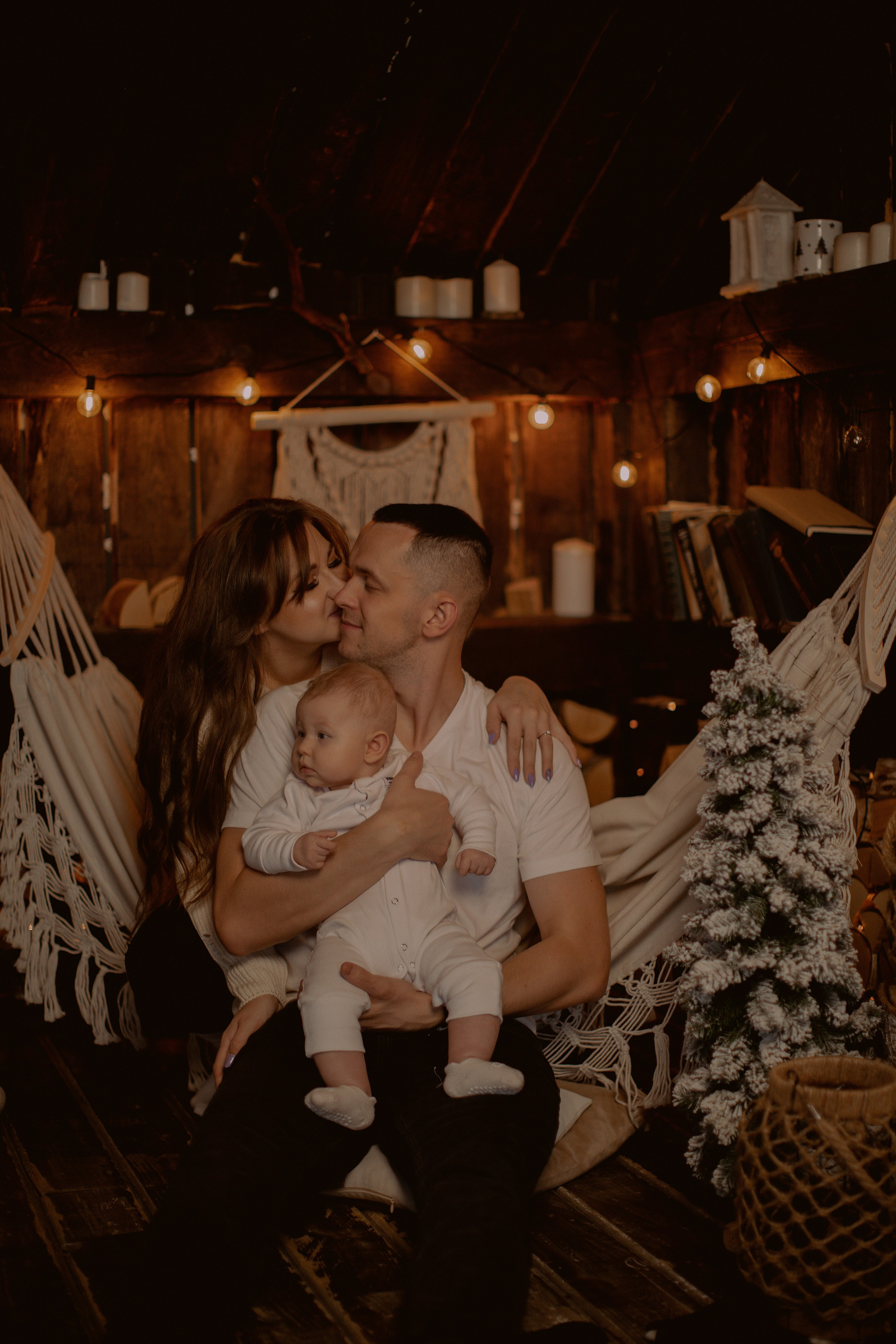 Первая новогодняя фотосессия малышки Эмилии. Фотограф в Нижнем Новгороде