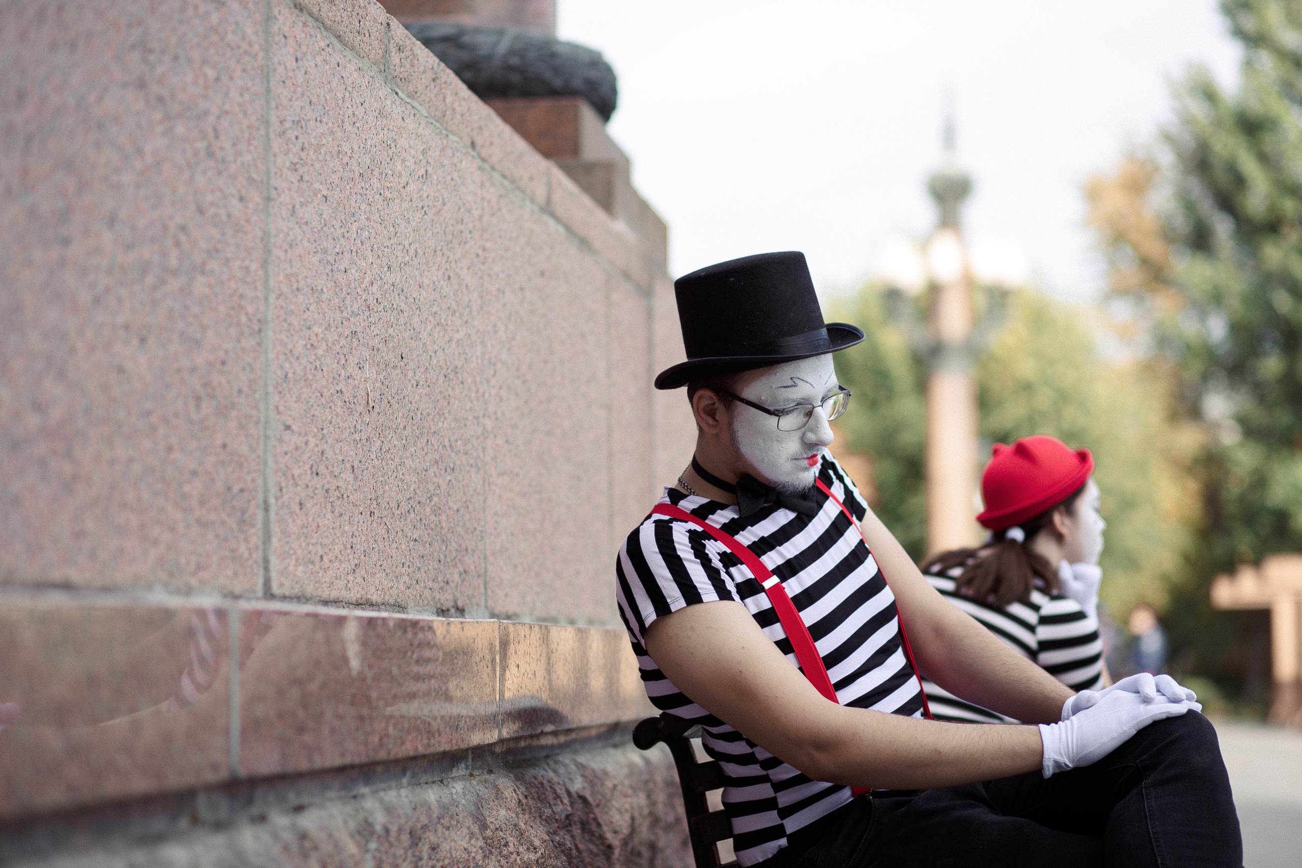 Мимы. Фотограф Крохин Олег