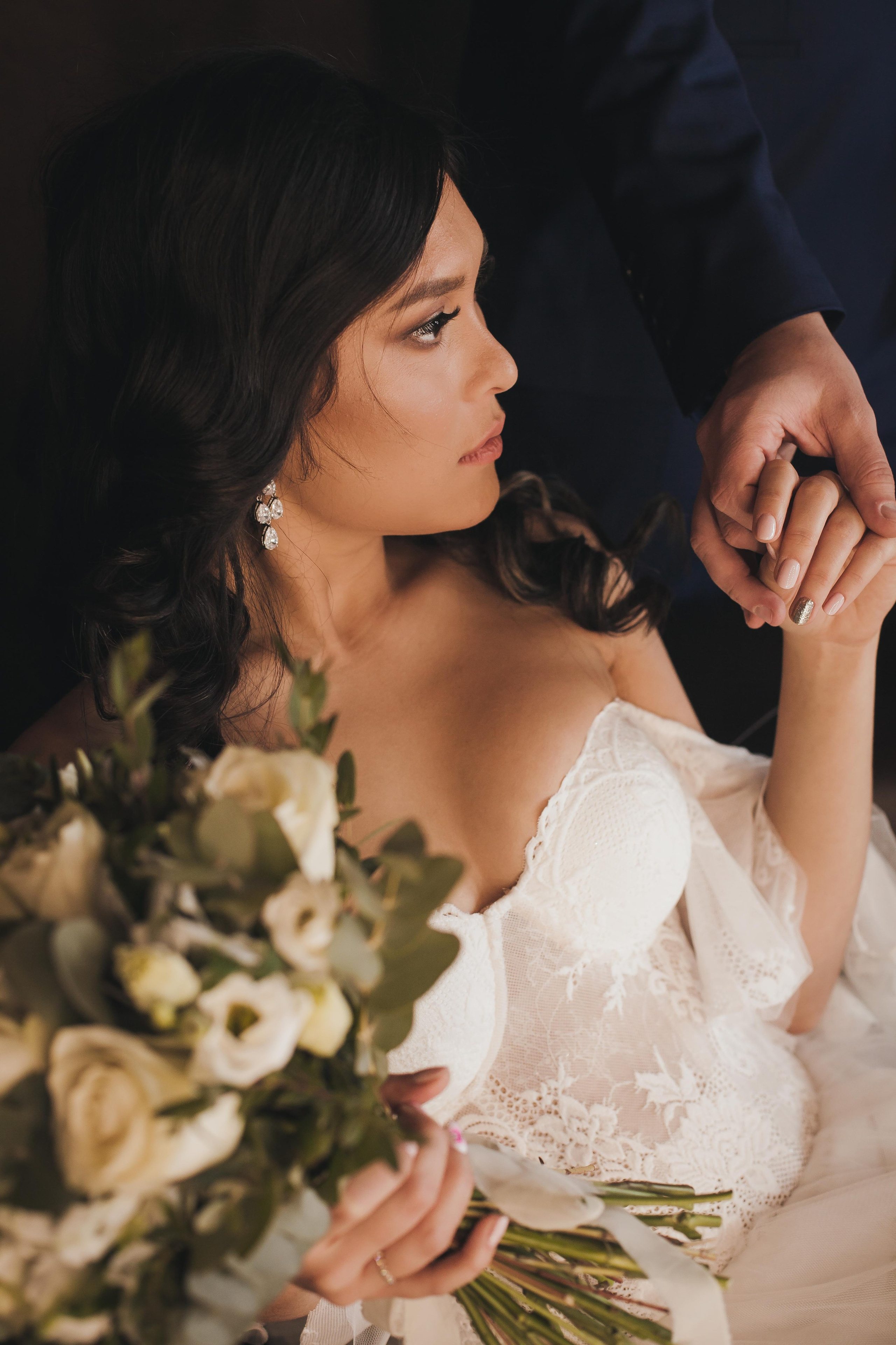 Сборы невесты в студии, зима. Креативный и женский Фотограф Омске Наталья Лебедева