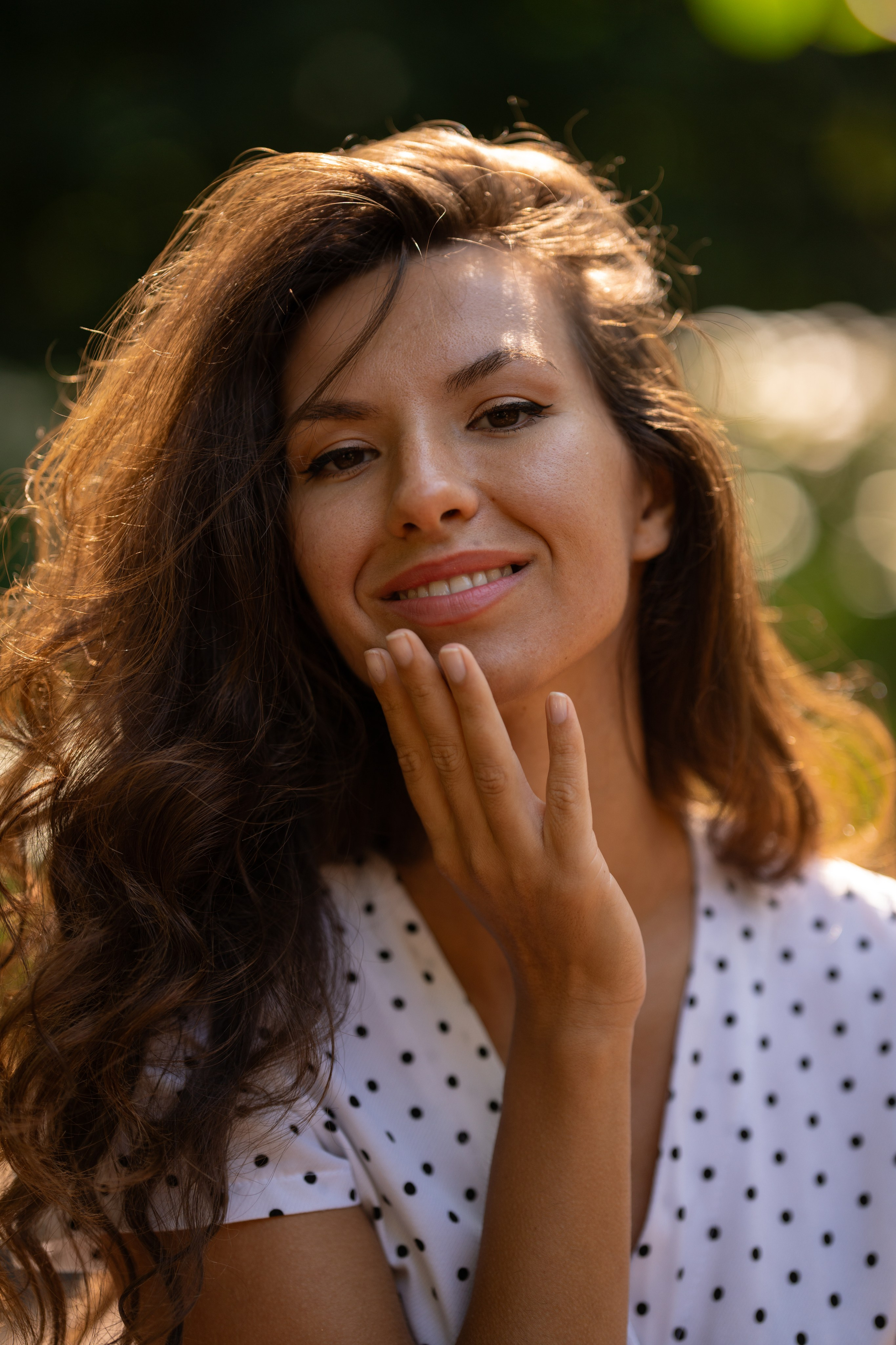 Виолетта в Летнем саду. Семейный и портретный фотограф в Санкт-Петербурге Татьяна Гримоть