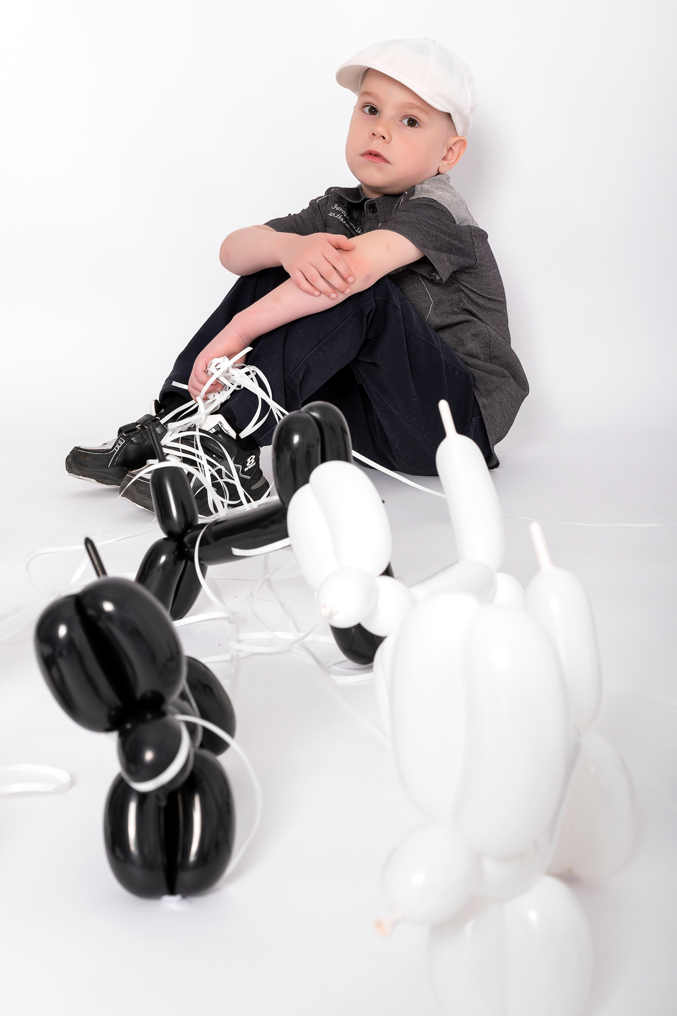 Фотосессия с воздушными собачками для Максима. Фотограф Наталья Жильцова