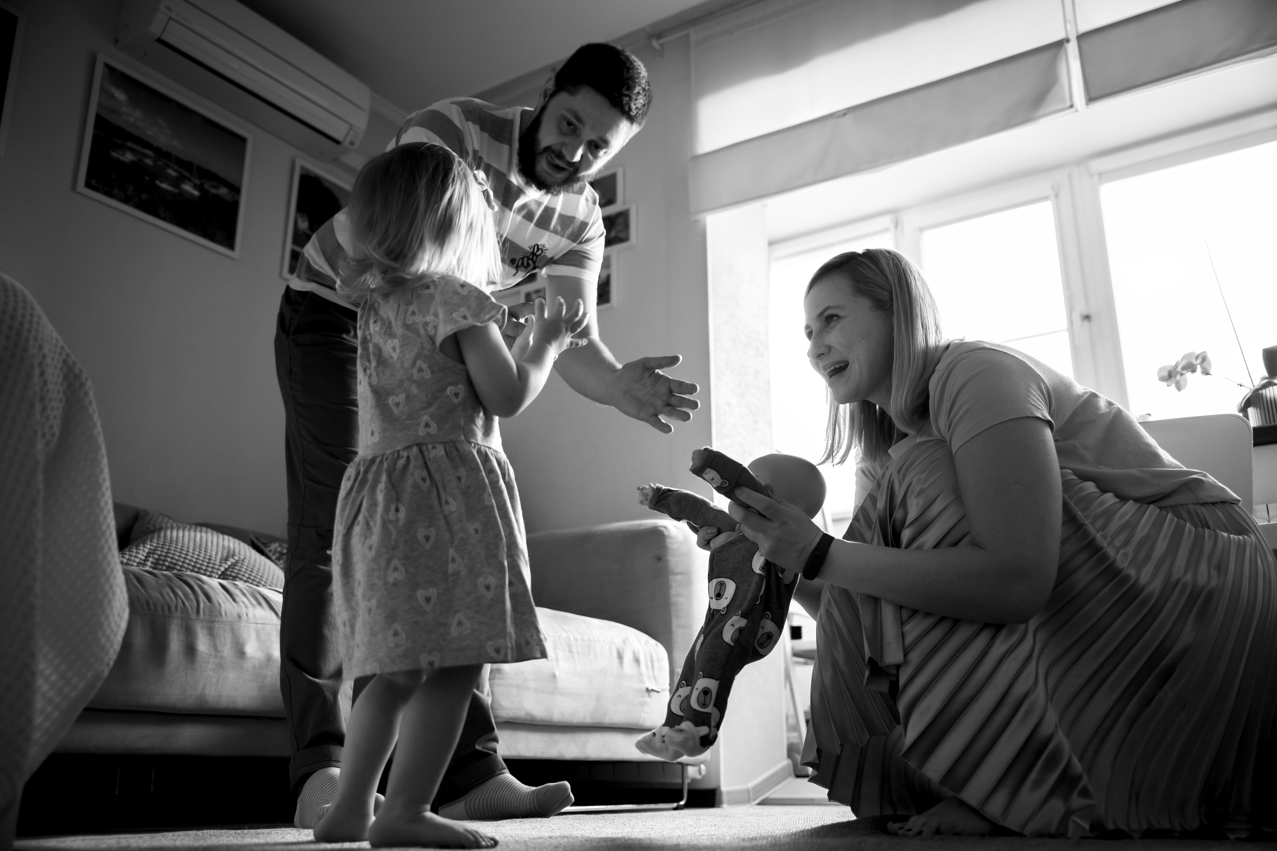 Семейная фотосессия дома. Детский и семейный фотограф в Москве Алёна Шестунова