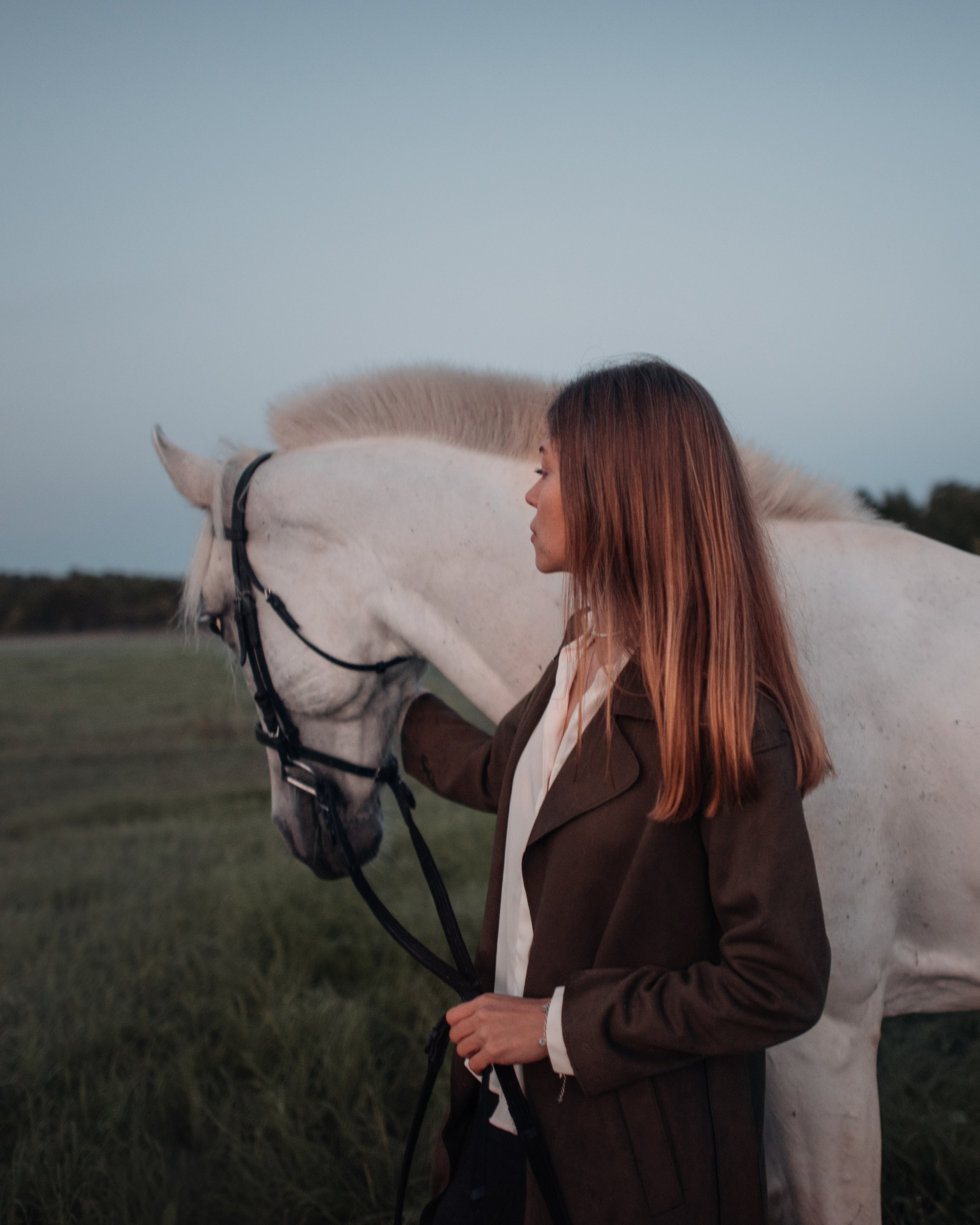 Конное: рассвет на поле с Лерой и Златой. Портфолио