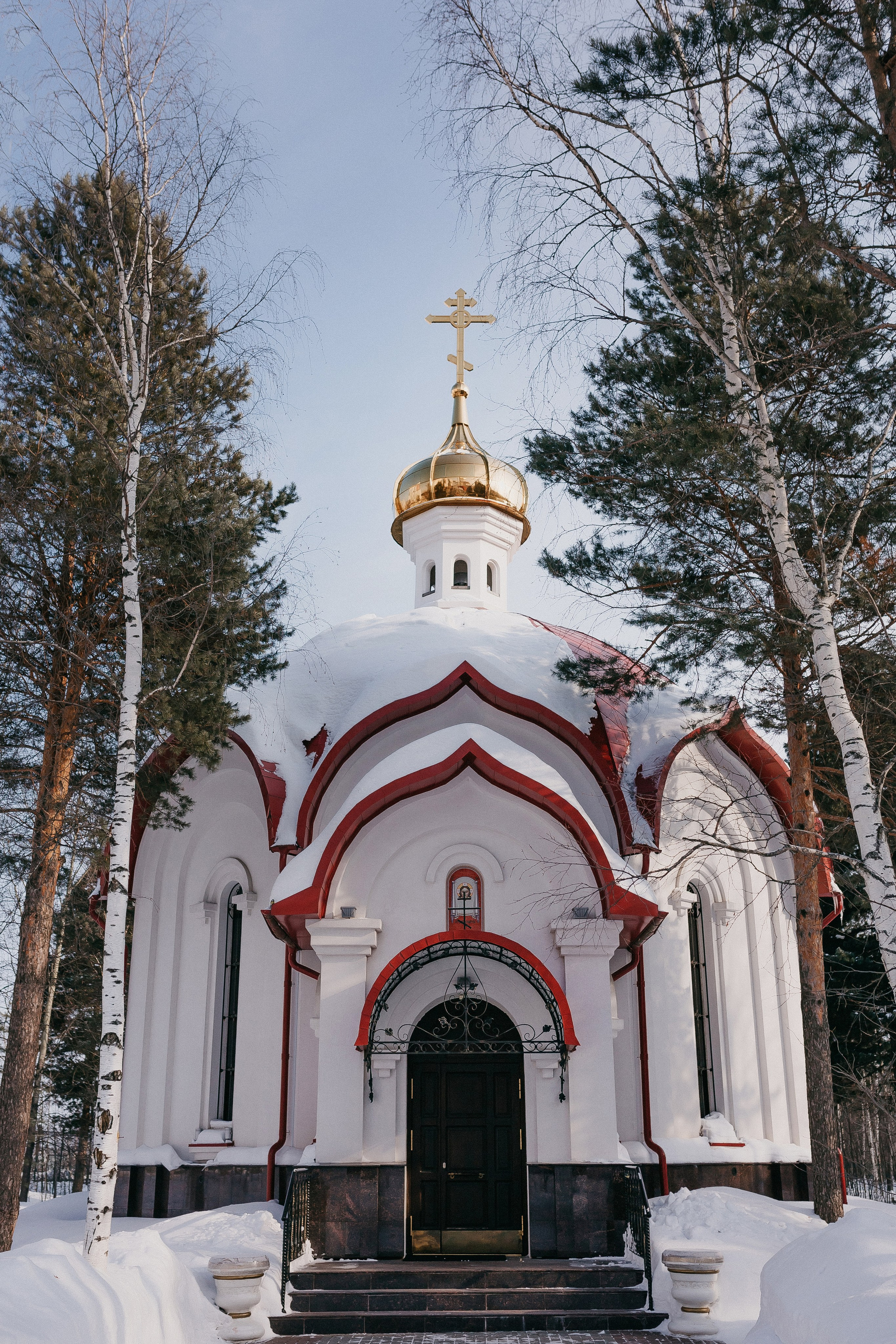 Крещение Арины. Храм Георгия Победоносца. Семейный фотограф в Сургуте