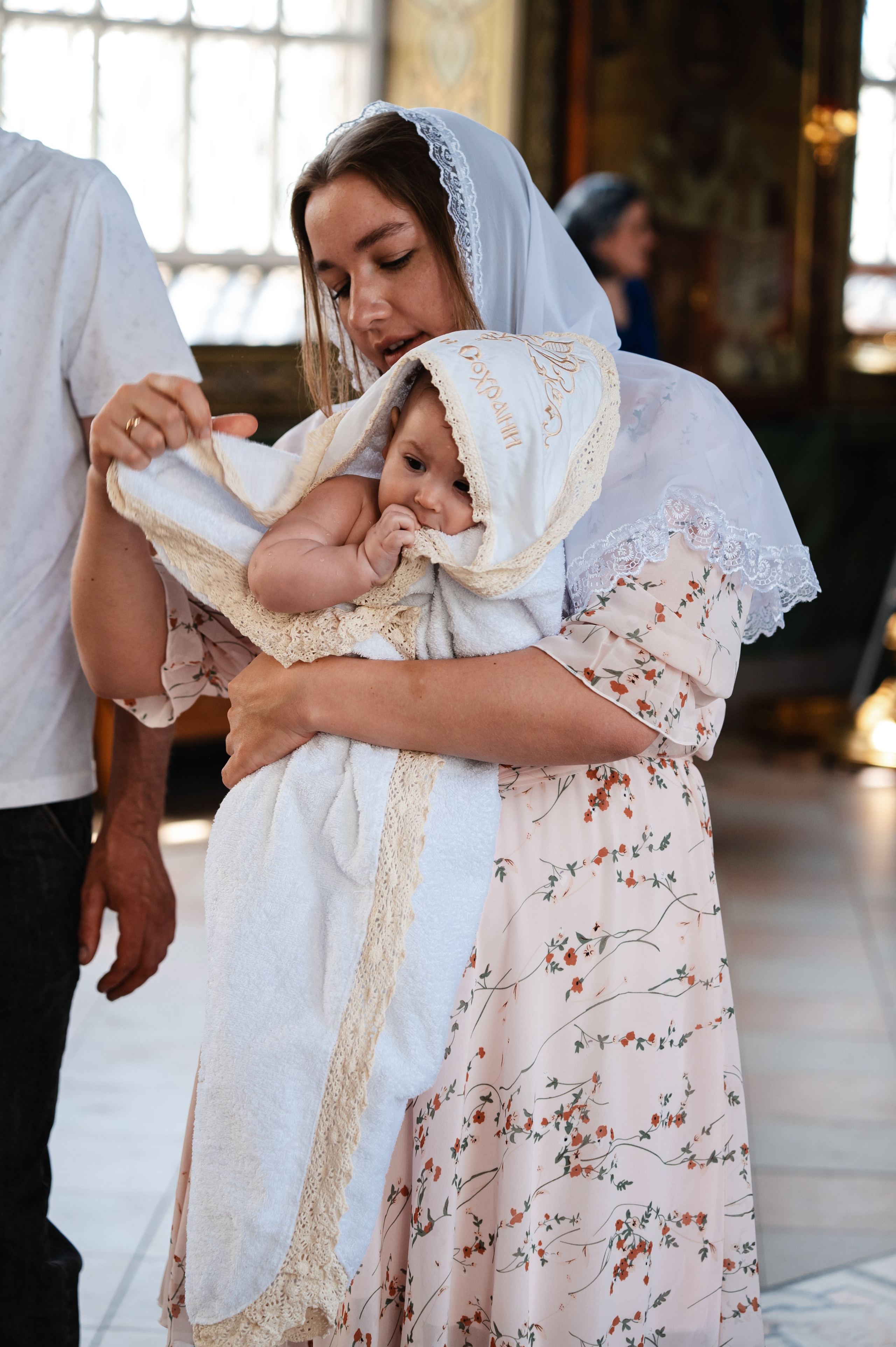 Таинство Крещения Дарьи (Храм Преполовения Пятидесятницы). Фотограф Ярута Оксана / Ростов-на-Дону