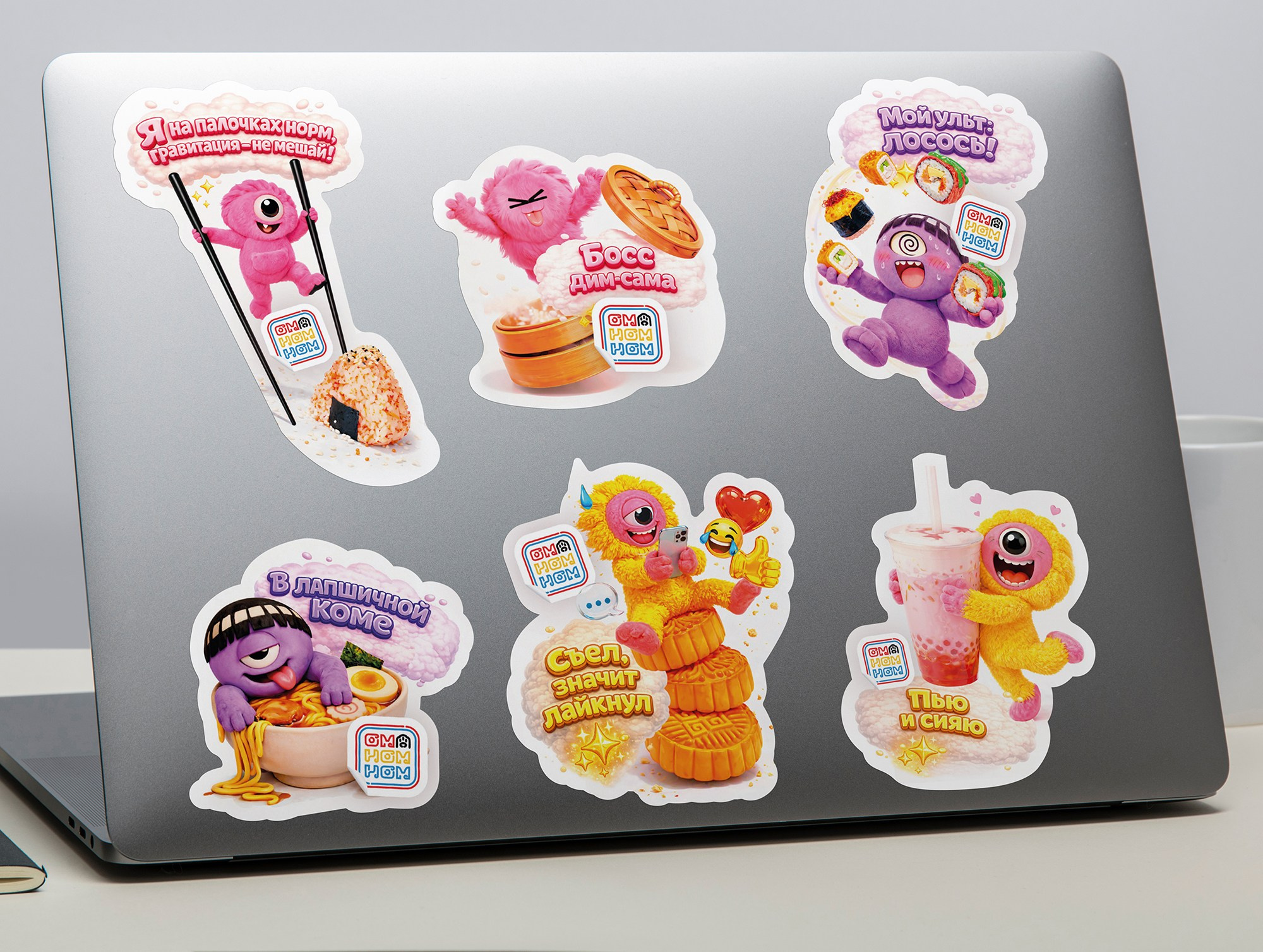 Айдентика ОМNOMNOM. FOODCASE — дизайн, айдентика, фото и видео для ресторанов и food-брендов