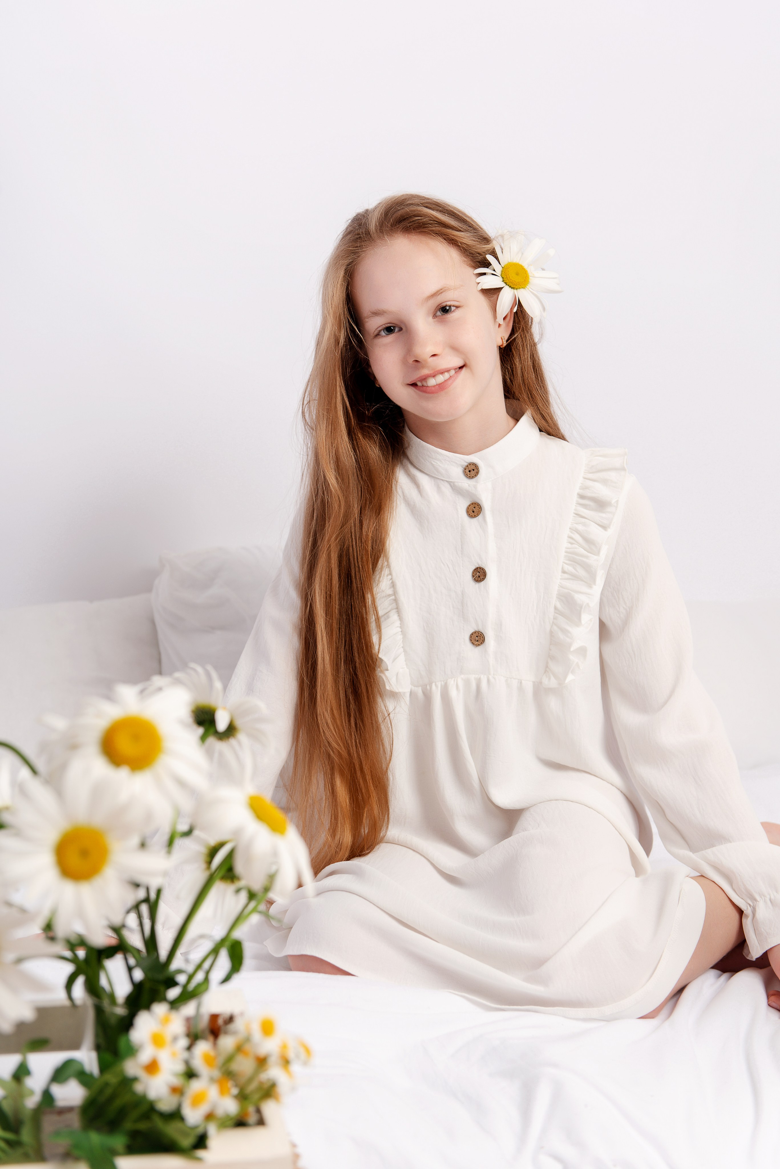 Ромашки. Детский фотограф в Долгопрудном и Москве