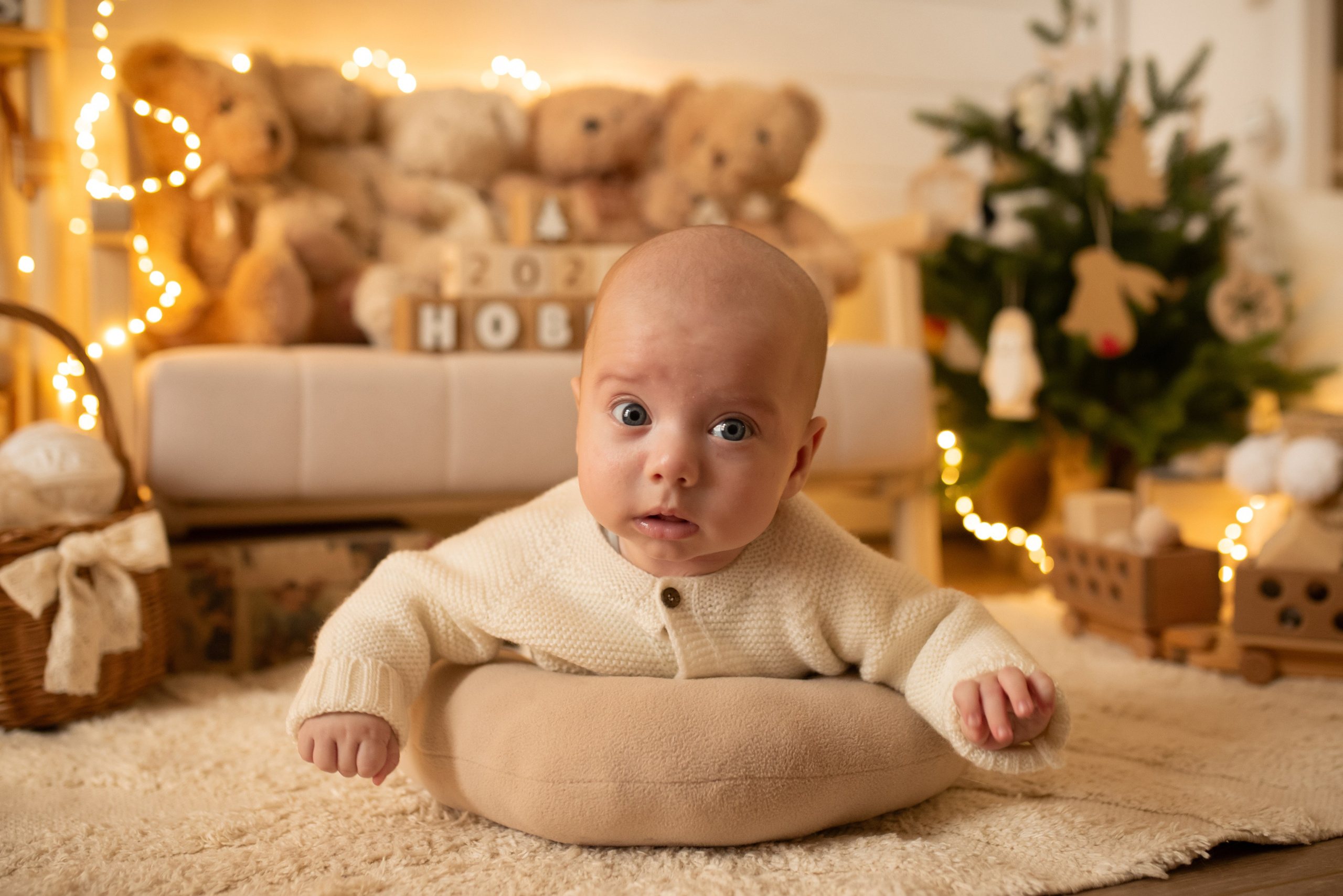 Новогодняя история для Льва. Фотограф новорожденных и детей до года в Челябинске Иванова Елена