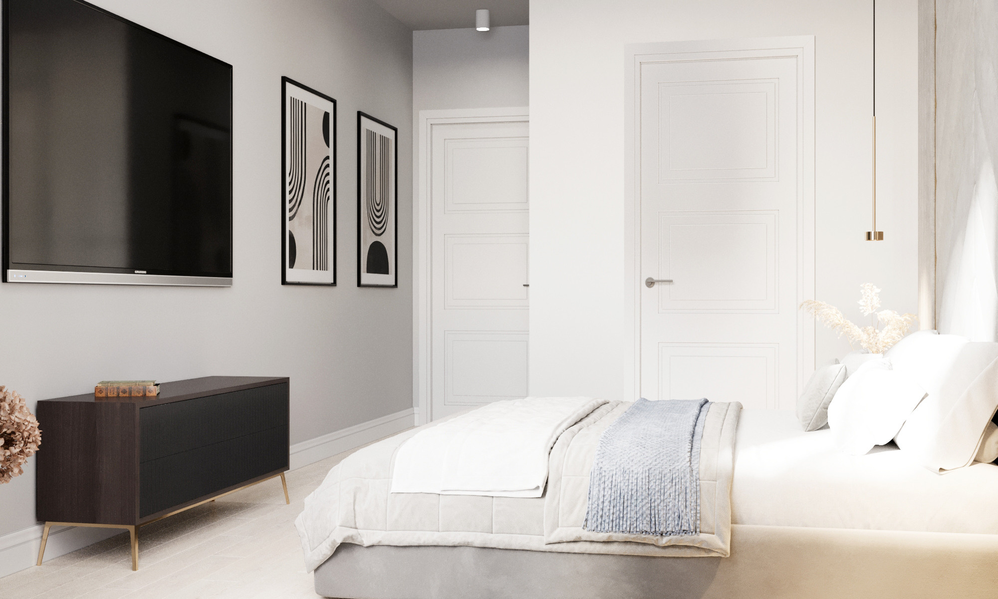 Спальня. Intoo.ru — Дизайн интерьера в Москве. Частный дизайнер Роман Королев