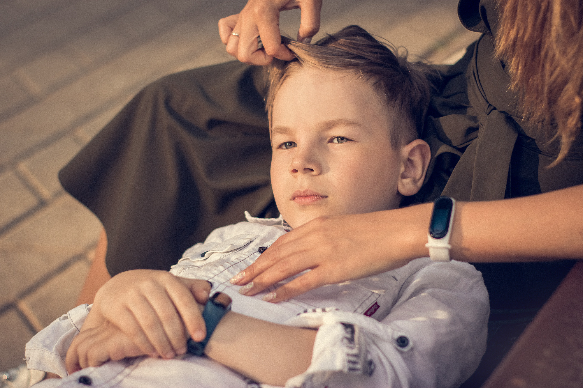 Фотопрогулка в парке мамы и сына. Семейный и детский фотограф в Перми Мария Карабатова
