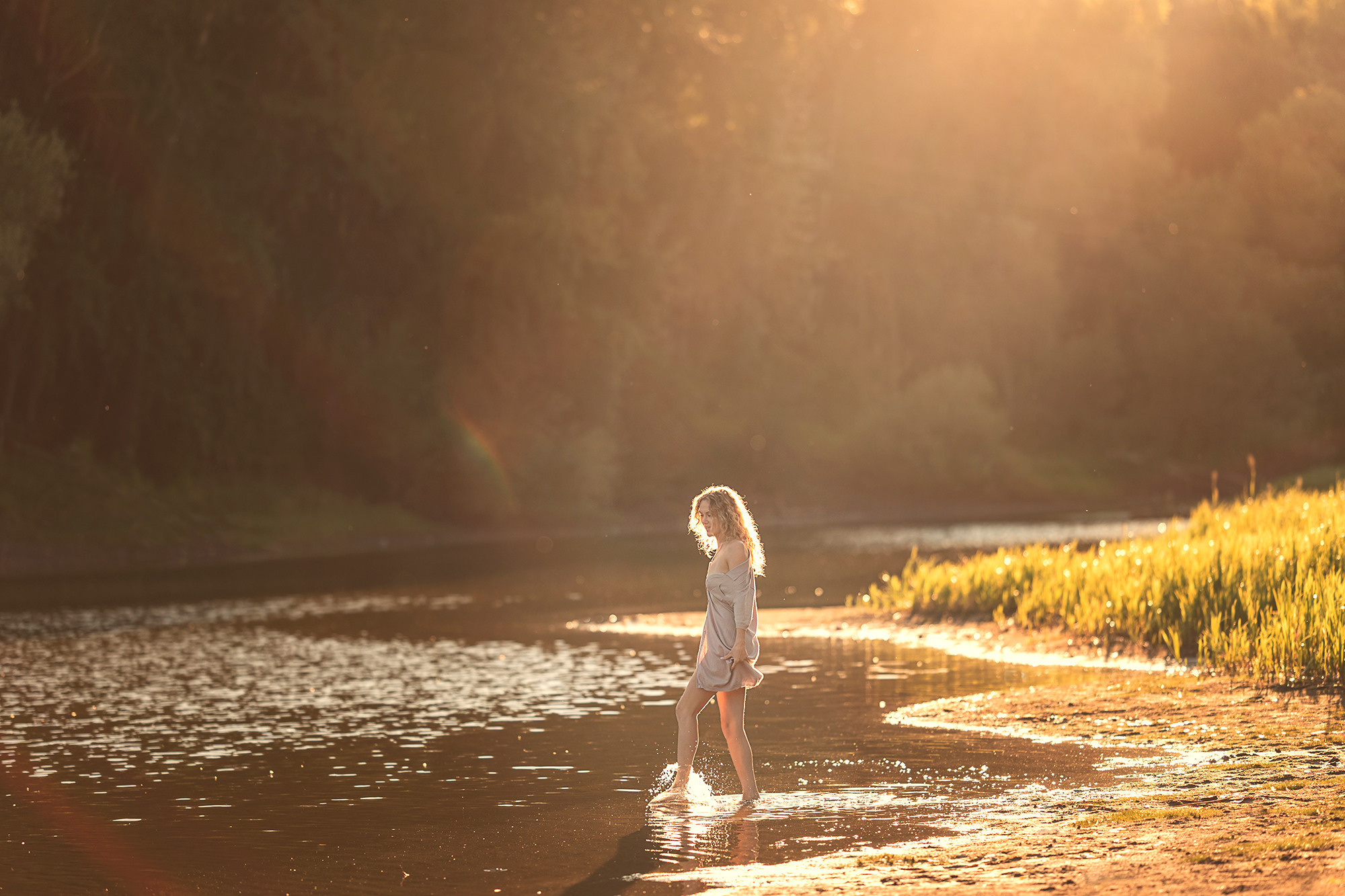 Женственный портрет девушки в студии "Окна" Пермь. Семейный и детский фотограф в Перми Мария Карабатова