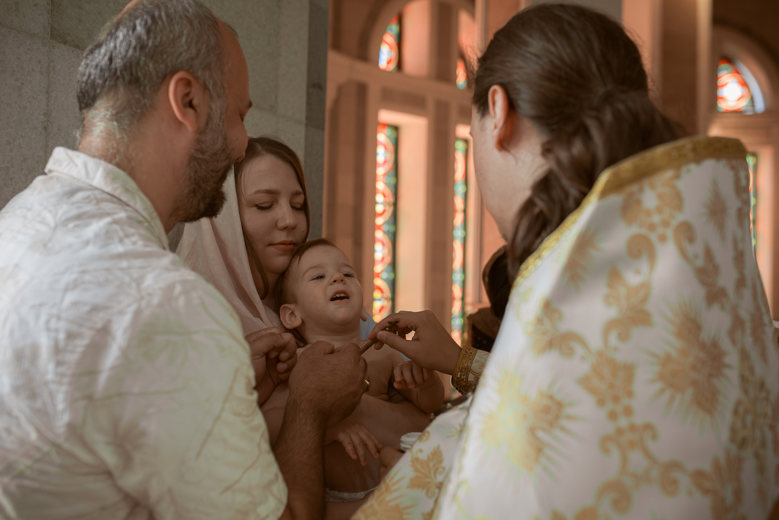 Крещение Арсения. Фотограф на Крещение и Венчание в Ташкенте