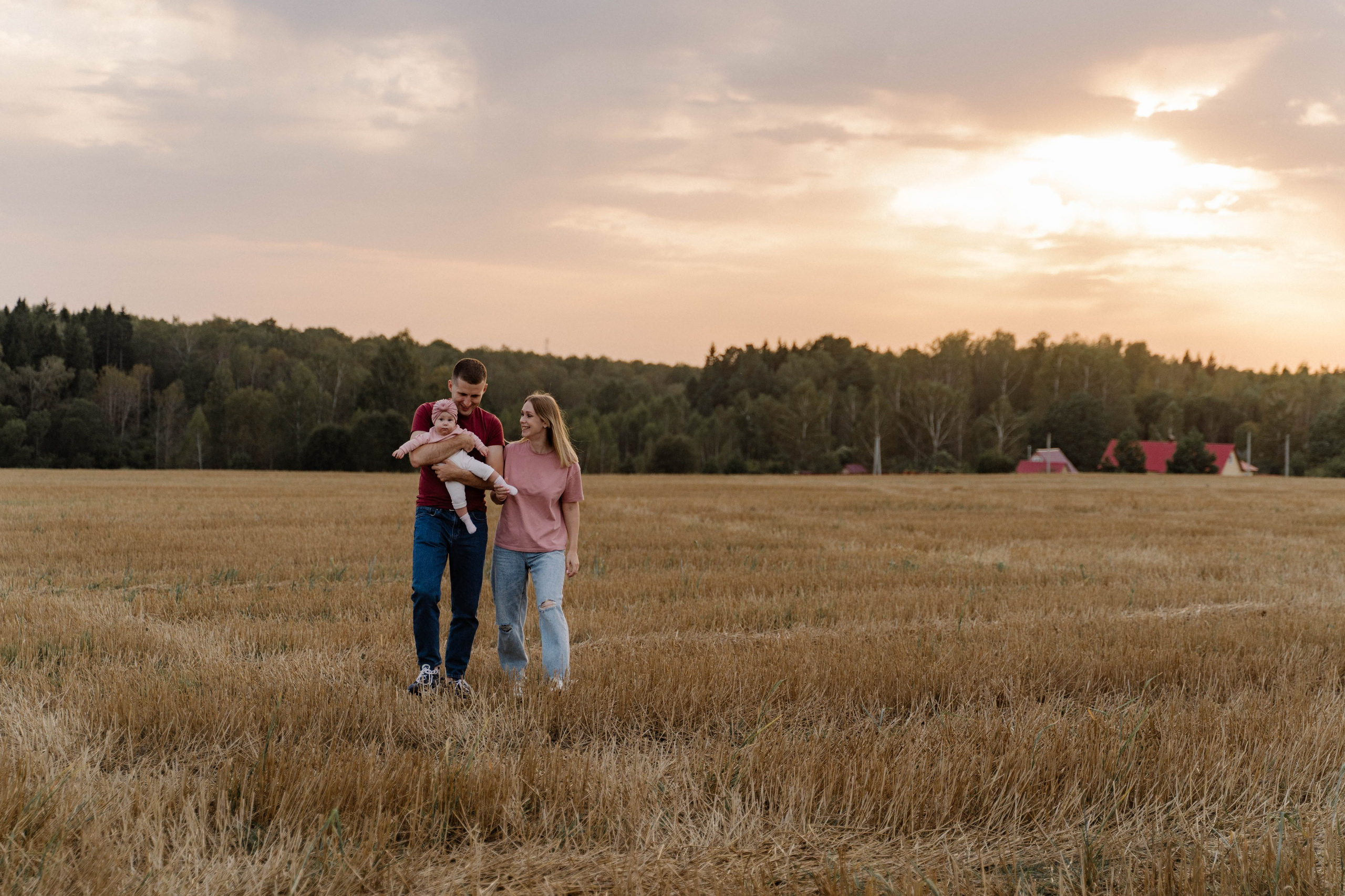 Максим, Кристина и Ева. Свадебный и семейный фотограф в Калуге Анна Киреева