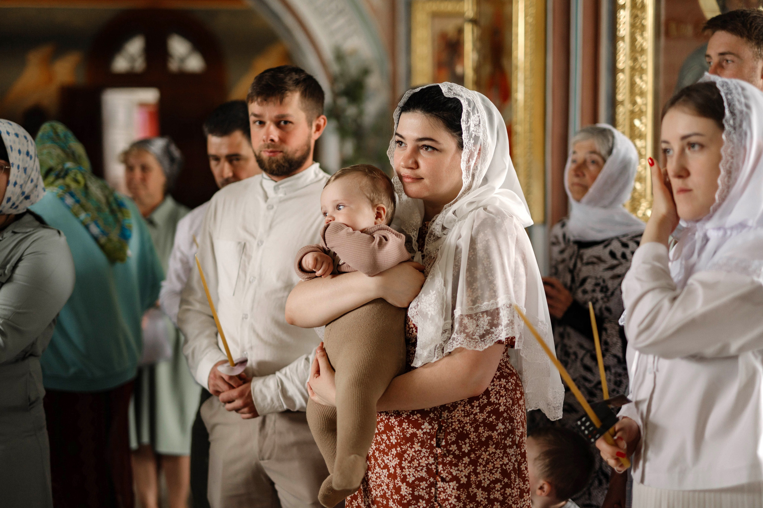 Крещение Мирона. Свадебный и семейный фотограф в Калуге Анна Киреева