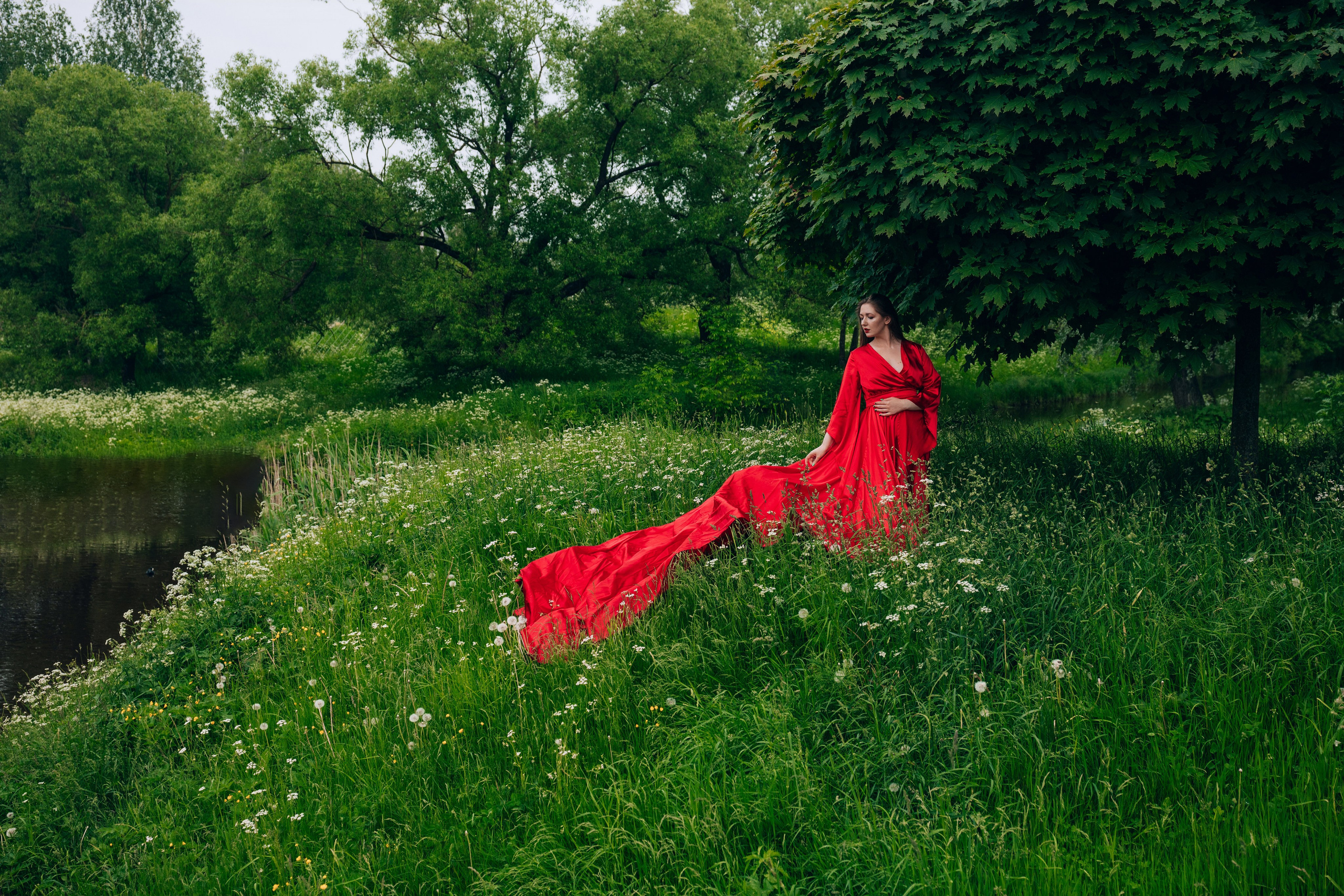 Красное платье. Фотограф Александра Кузуб Санкт-Петербург