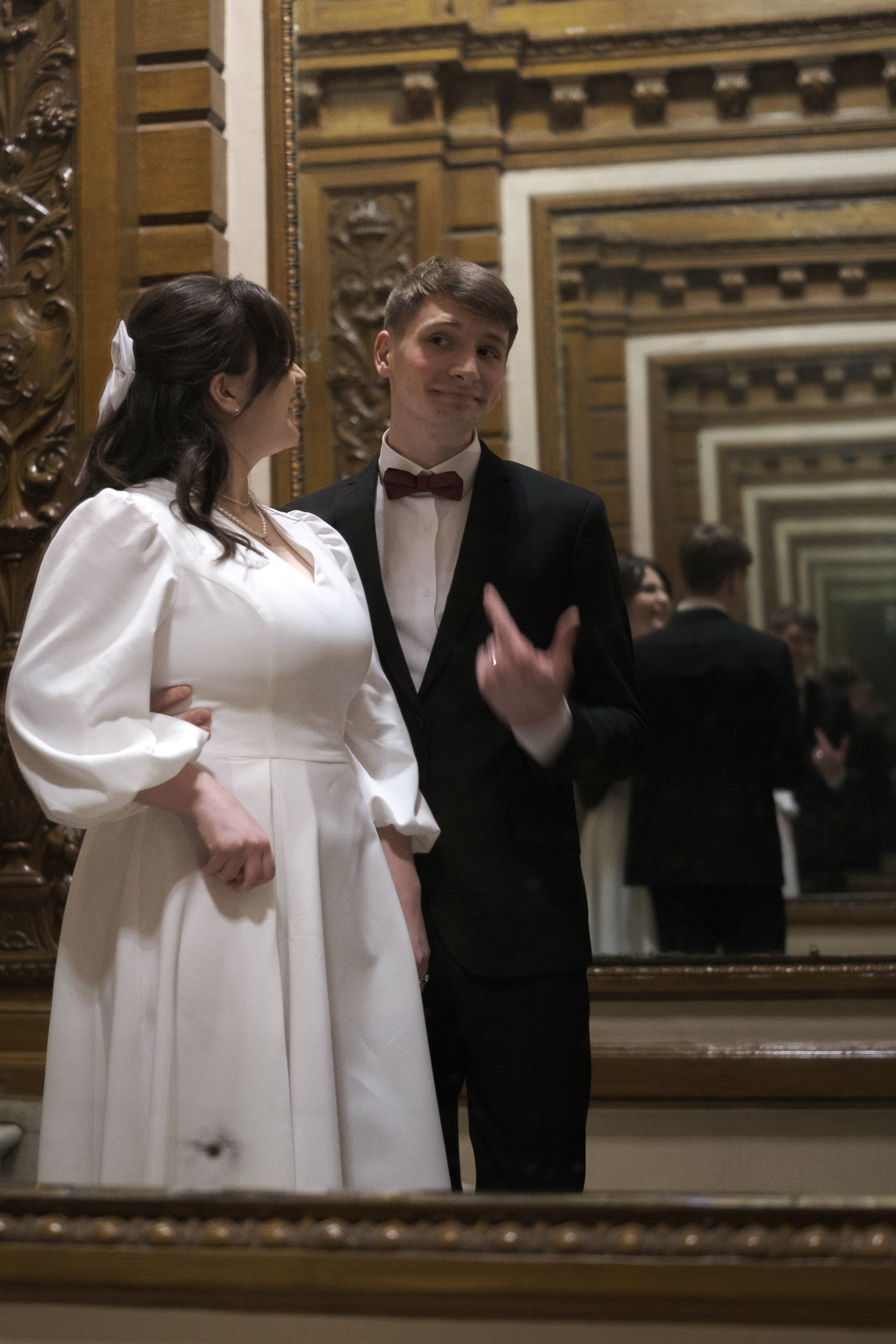 Дворец бракосочетания №1 - Фотосессия вечером в феврале в ЗАГСе