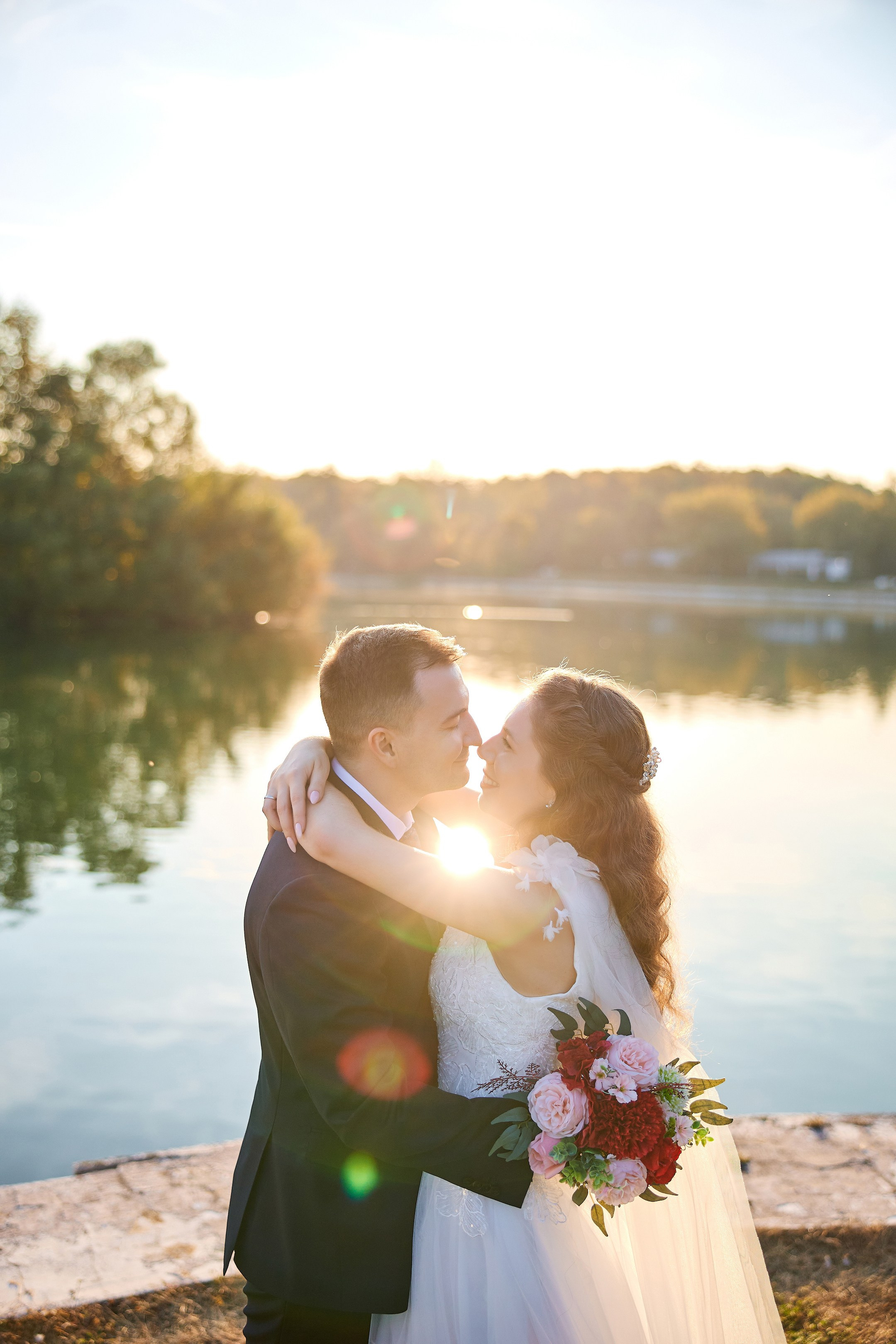 Свадебная фотосессия в Кусково. Свадебный фотограф Сергей Колбинский