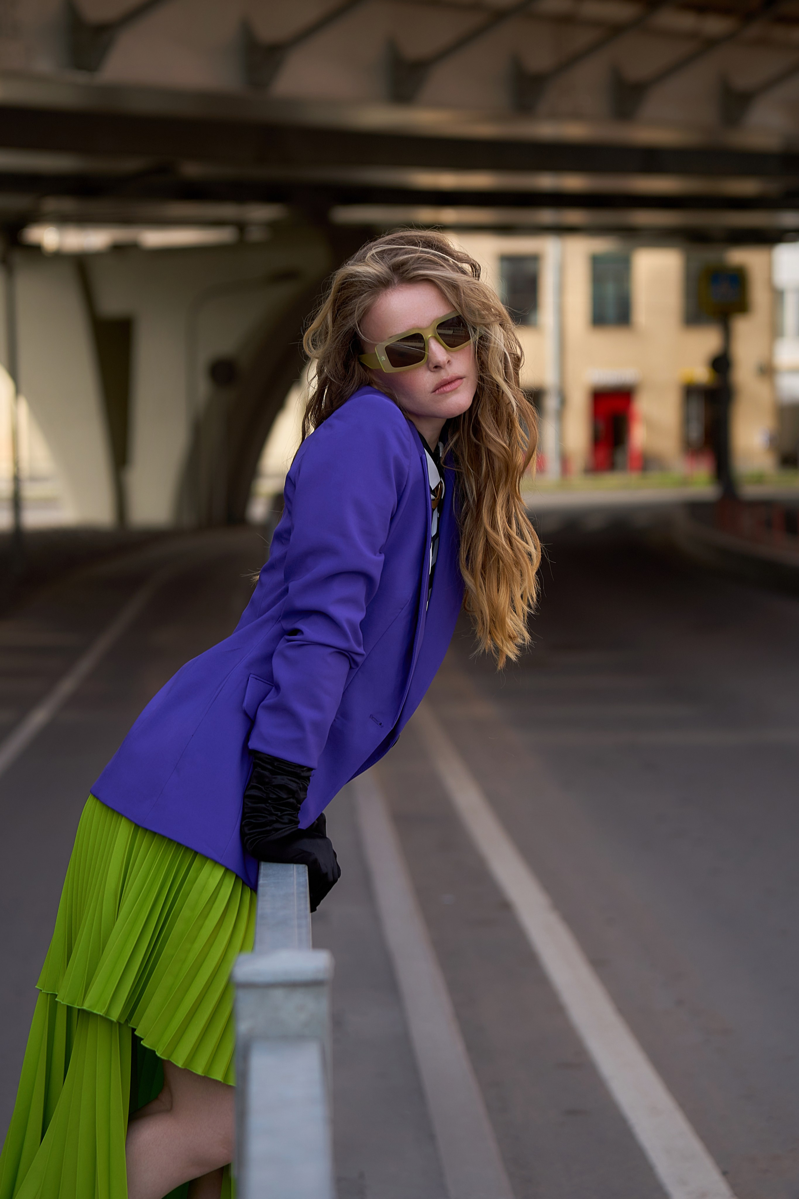 Мост Бетанкура съёмка женского портрета. Мартазова Екатерина фотограф. Екатеринбург