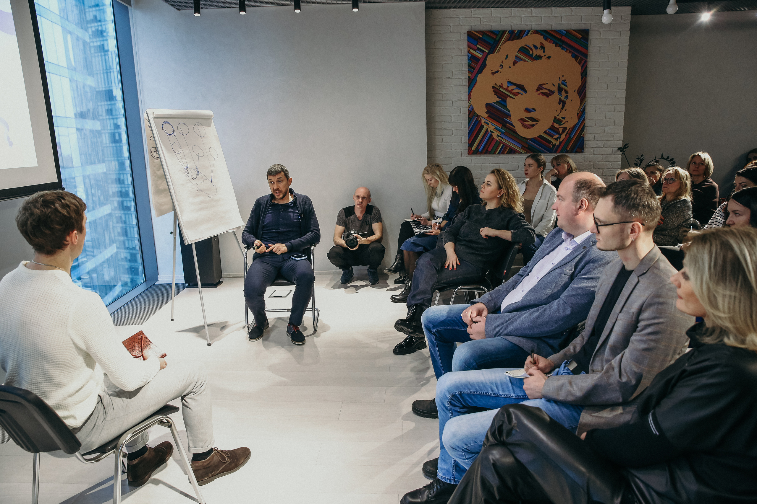 Тренинг Мавлютова МоскваСити. Фотограф и видеограф Анна Домашенко