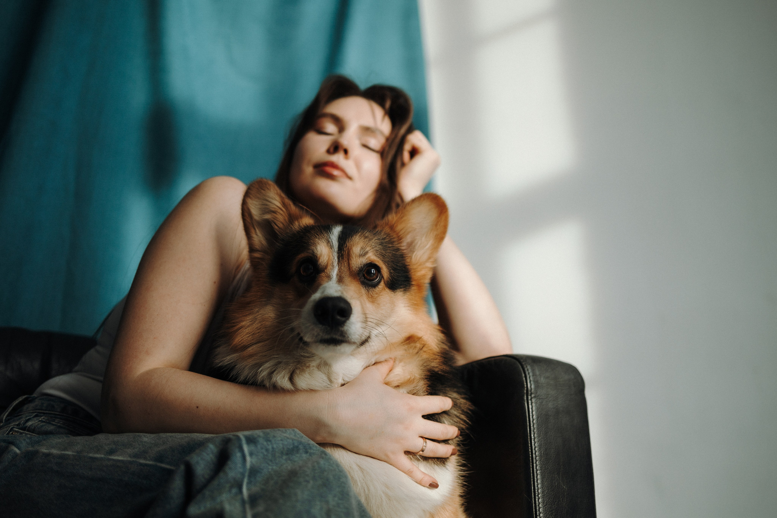 Настя и Коржик. Фотограф — Анималист | Санкт-Петербург