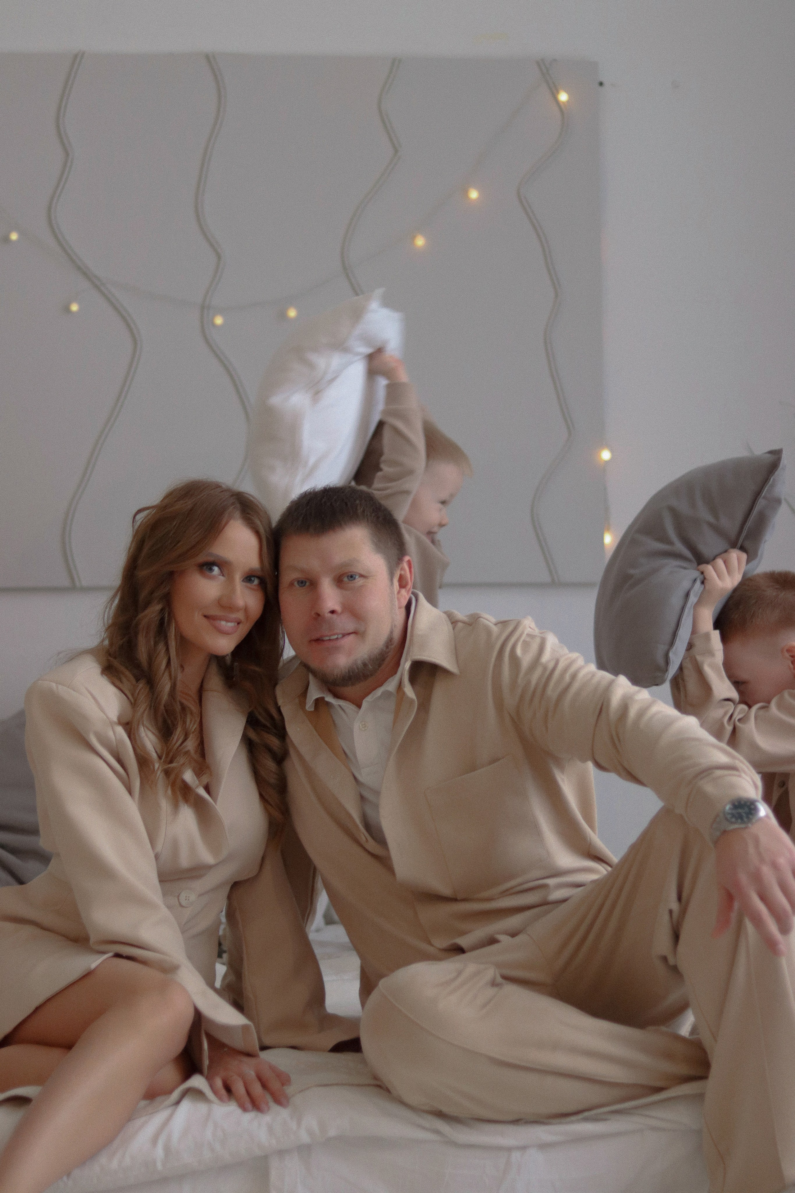 Семья Юли, Жени, Платона и Мирона. Фотограф Самара Лена Мандарин