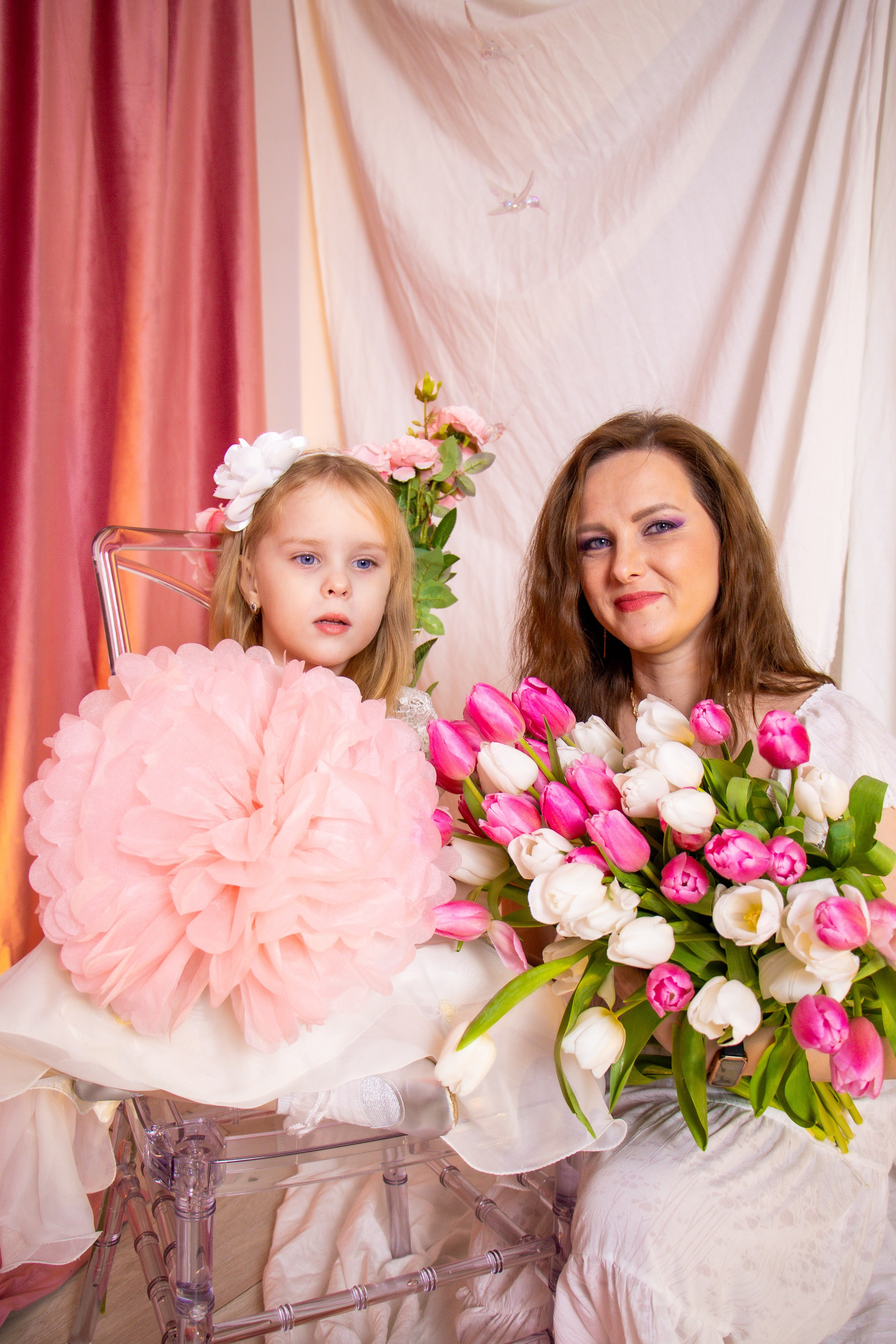 Семейная с тюльпанами. Фотограф Татьяна Матрос