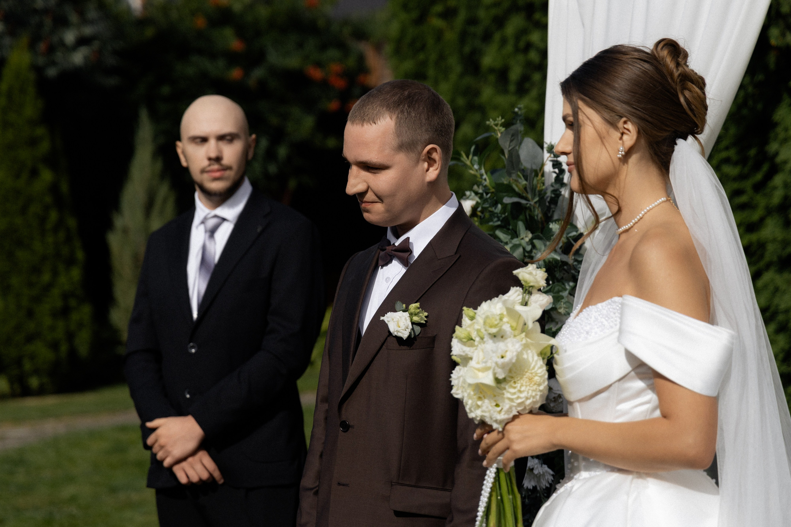 Свадебная фотосессия Анастасии и Игоря в Усадьбе Легенда. Свадебный фотограф в Минске/Беларуси Сергей Спиридонов