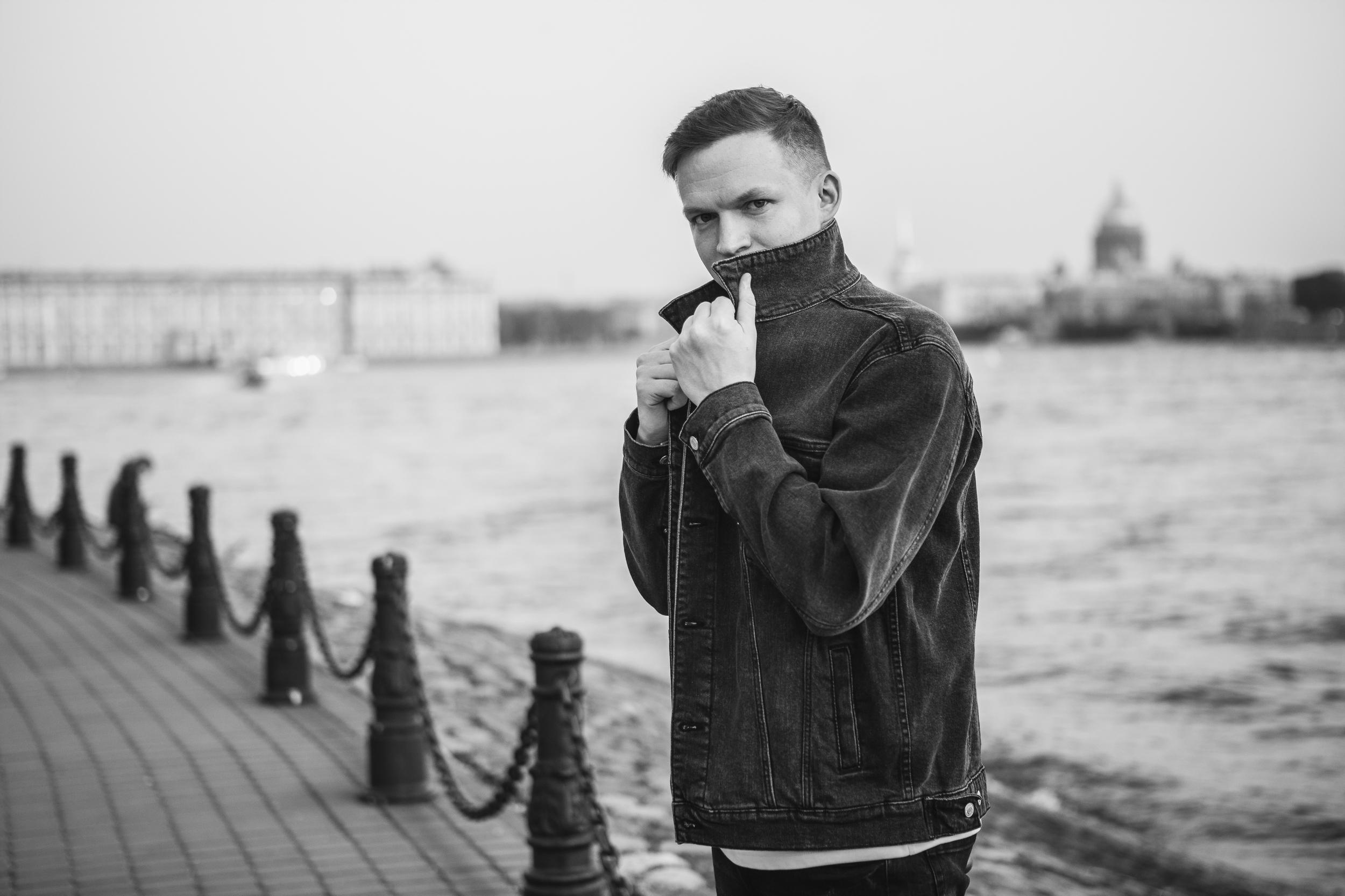 Мужская фотосессия на улице СПб