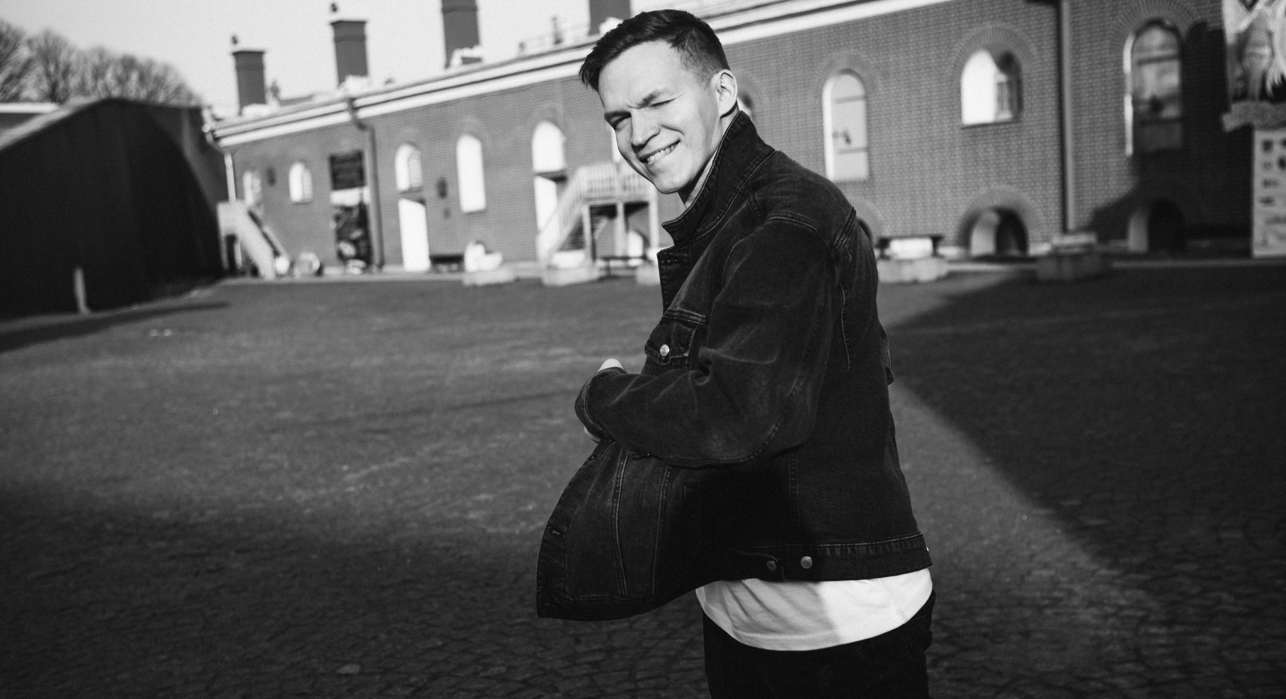 Мужская фотосессия на улице СПб