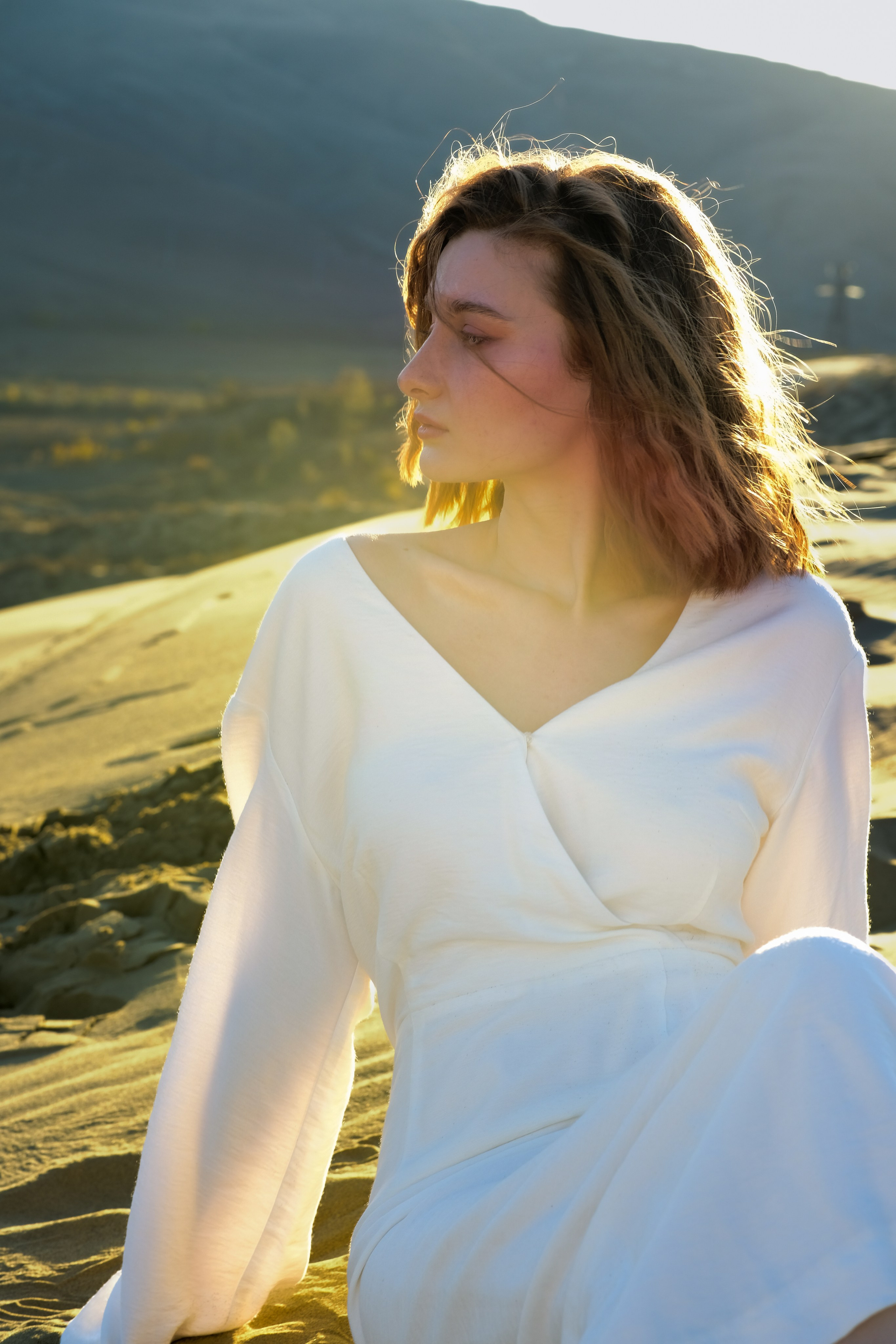 Съемка Барханы. Контент-фотограф в Махачкале. Марина