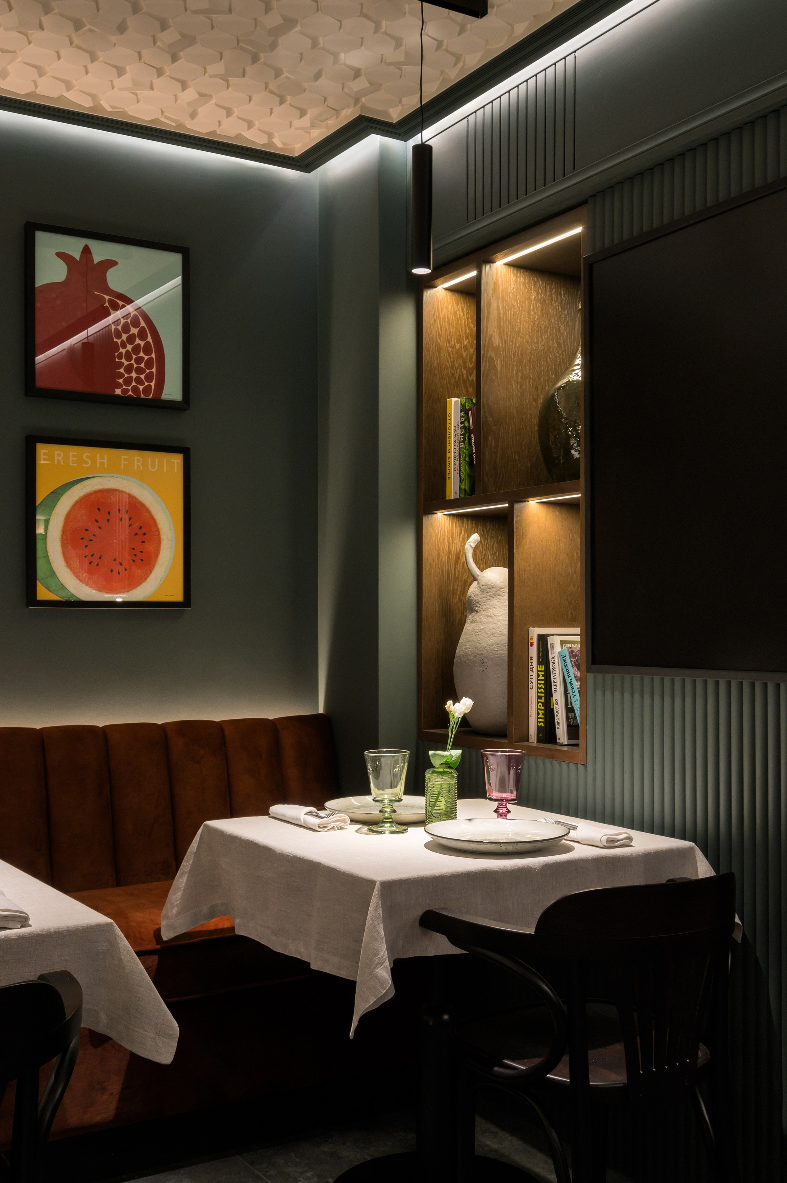 Ресторан. Интерьерный фотограф Мария Дмитриева. Санкт-Петербург