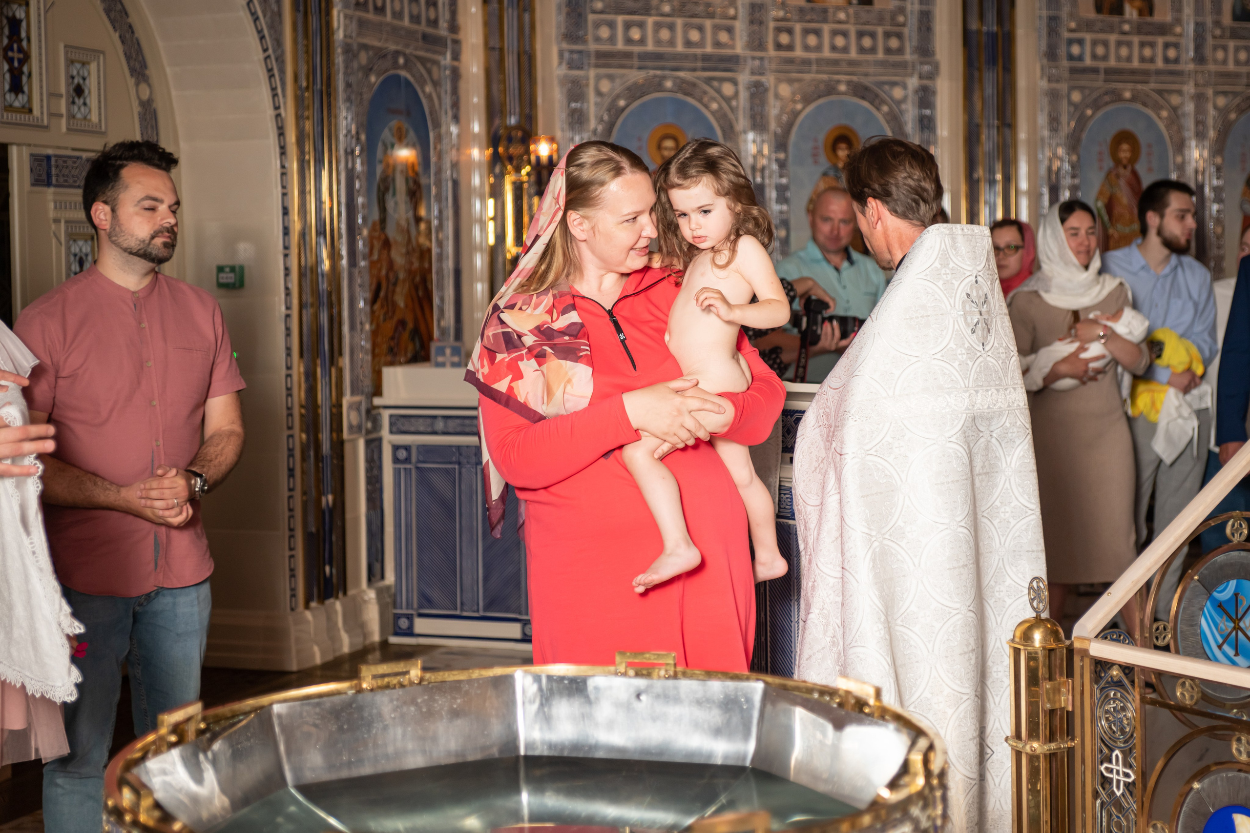 Крещение. Семейный и детский фотограф в Москве Евгения Миронова