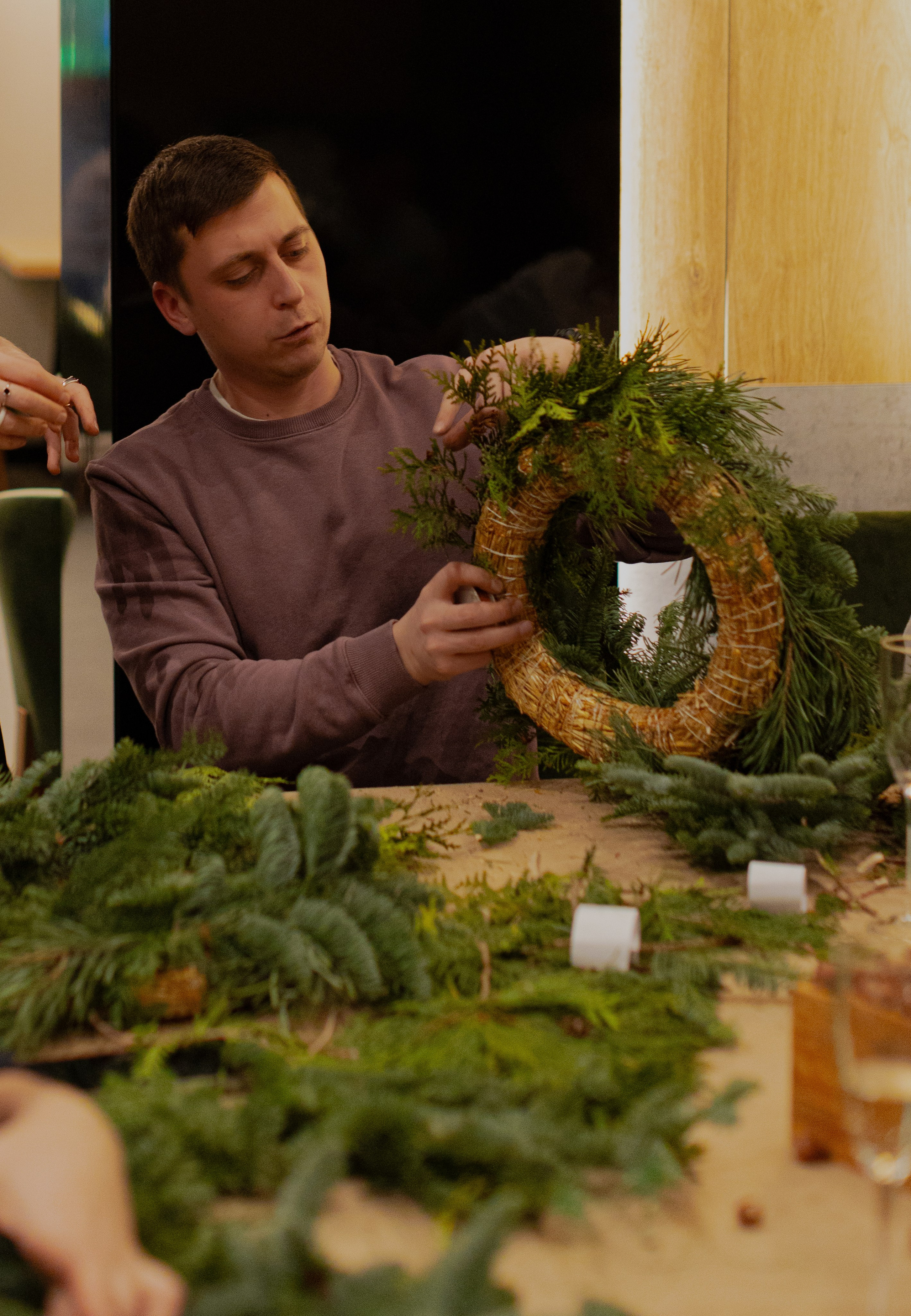 Мк Новогодний Венок. Анастасия Ракчеева Художник