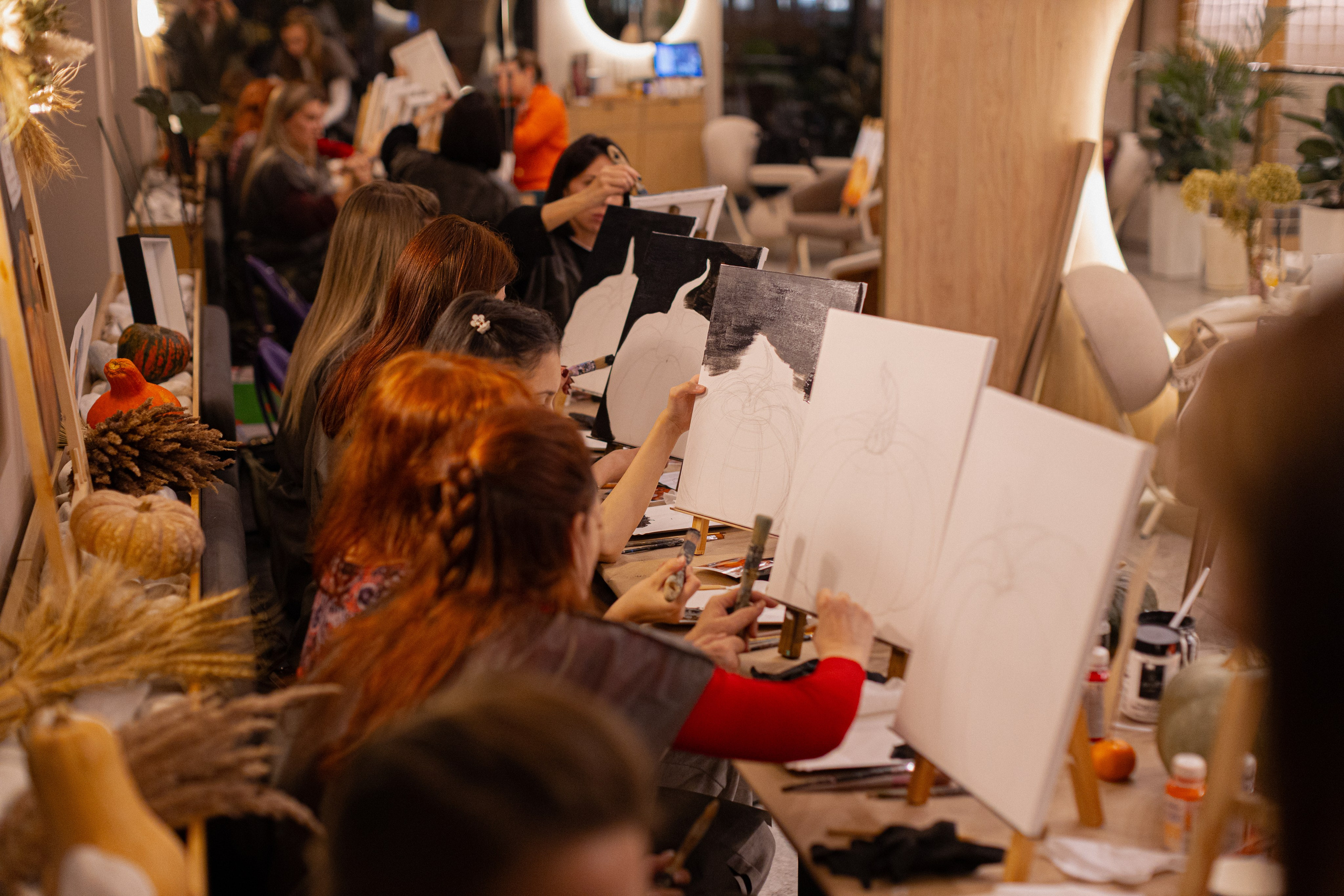 МК Тыква в кафе Здрасте. Анастасия Ракчеева Художник