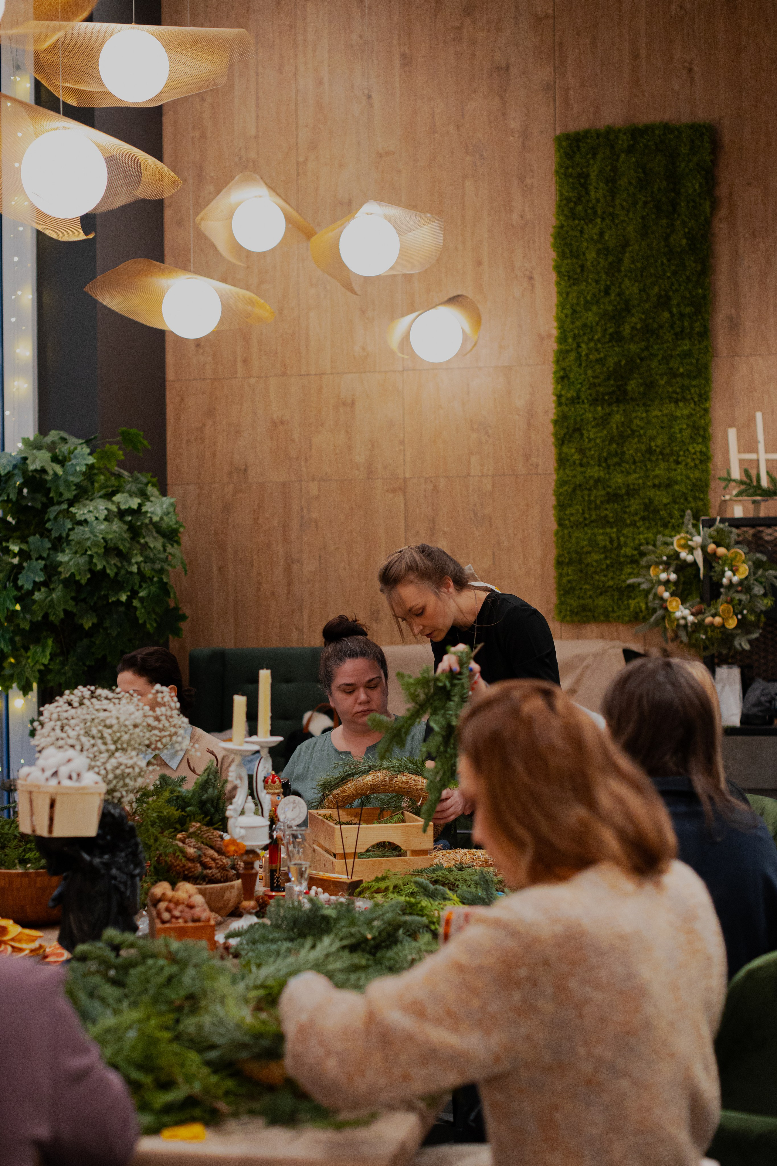 Мк Новогодний Венок. Анастасия Ракчеева Художник