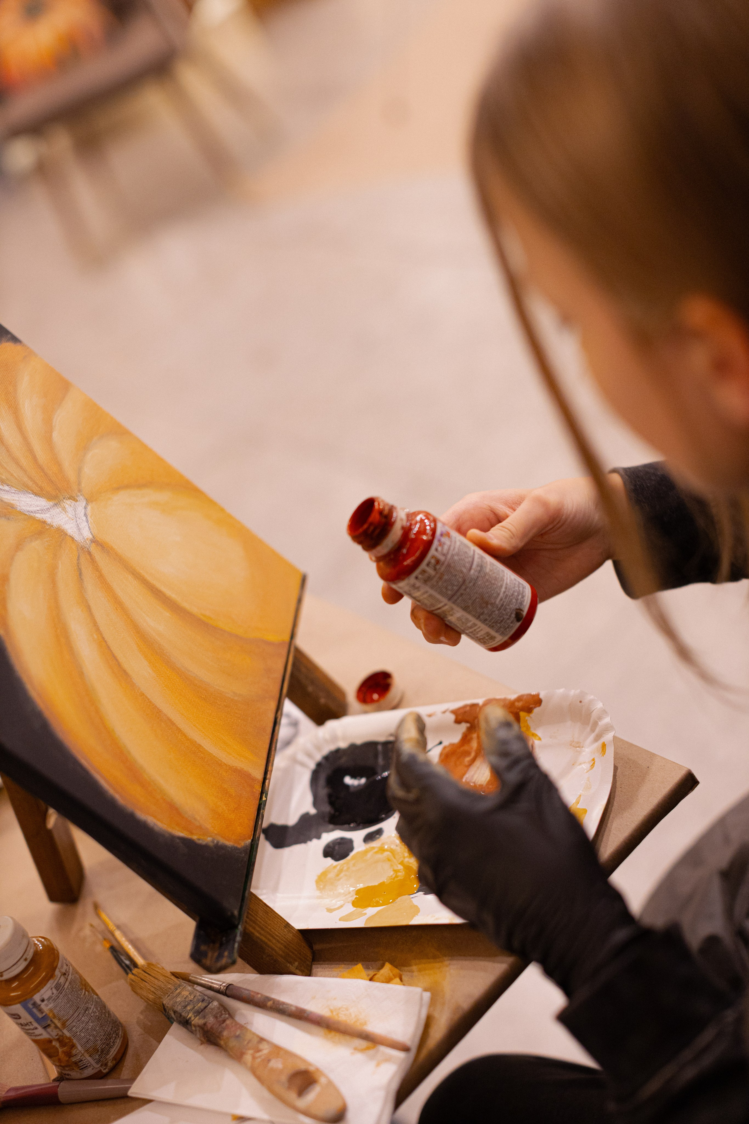 МК Тыква в кафе Здрасте. Анастасия Ракчеева Художник