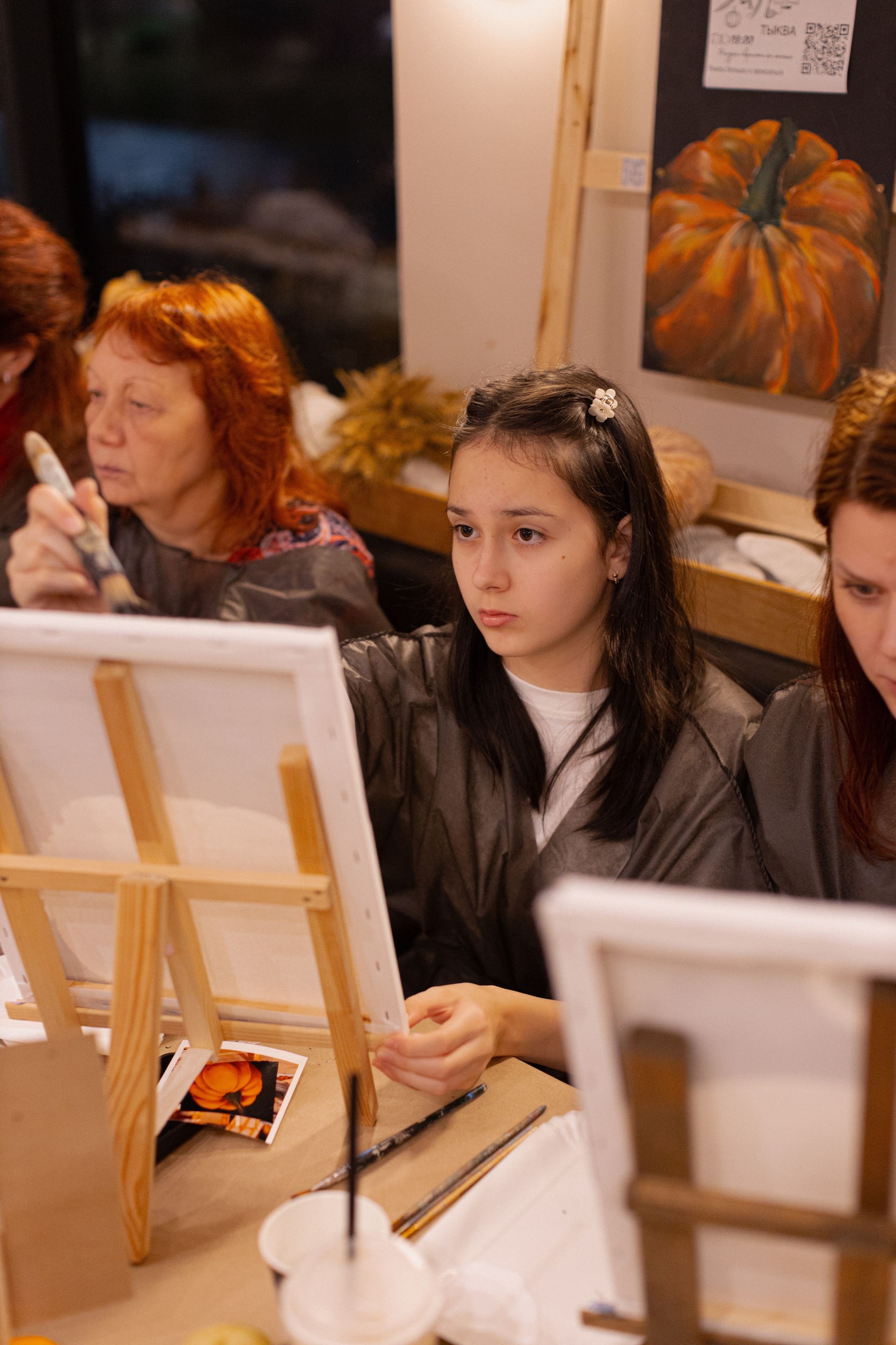 МК Тыква в кафе Здрасте. Анастасия Ракчеева Художник