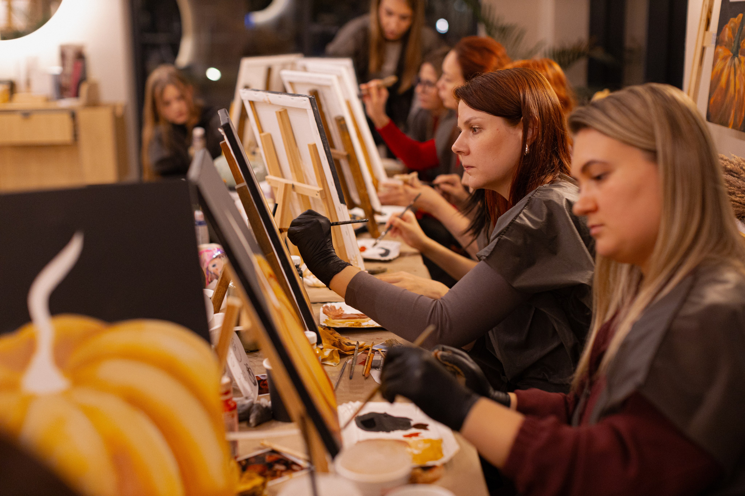 МК Тыква в кафе Здрасте. Анастасия Ракчеева Художник