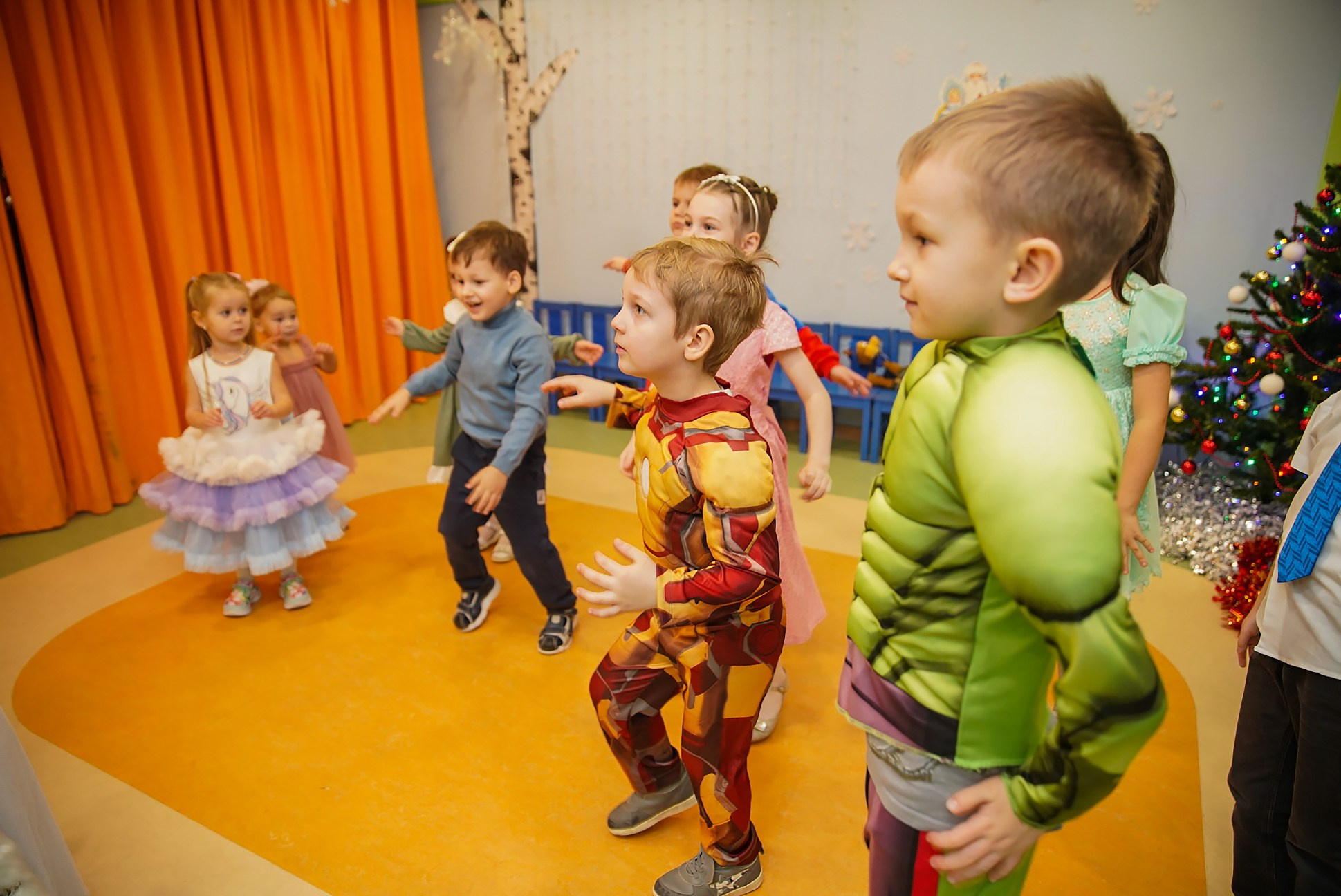 Новый год в частном детском садике. Семейный и детский фотограф в Нижнем Новгороде