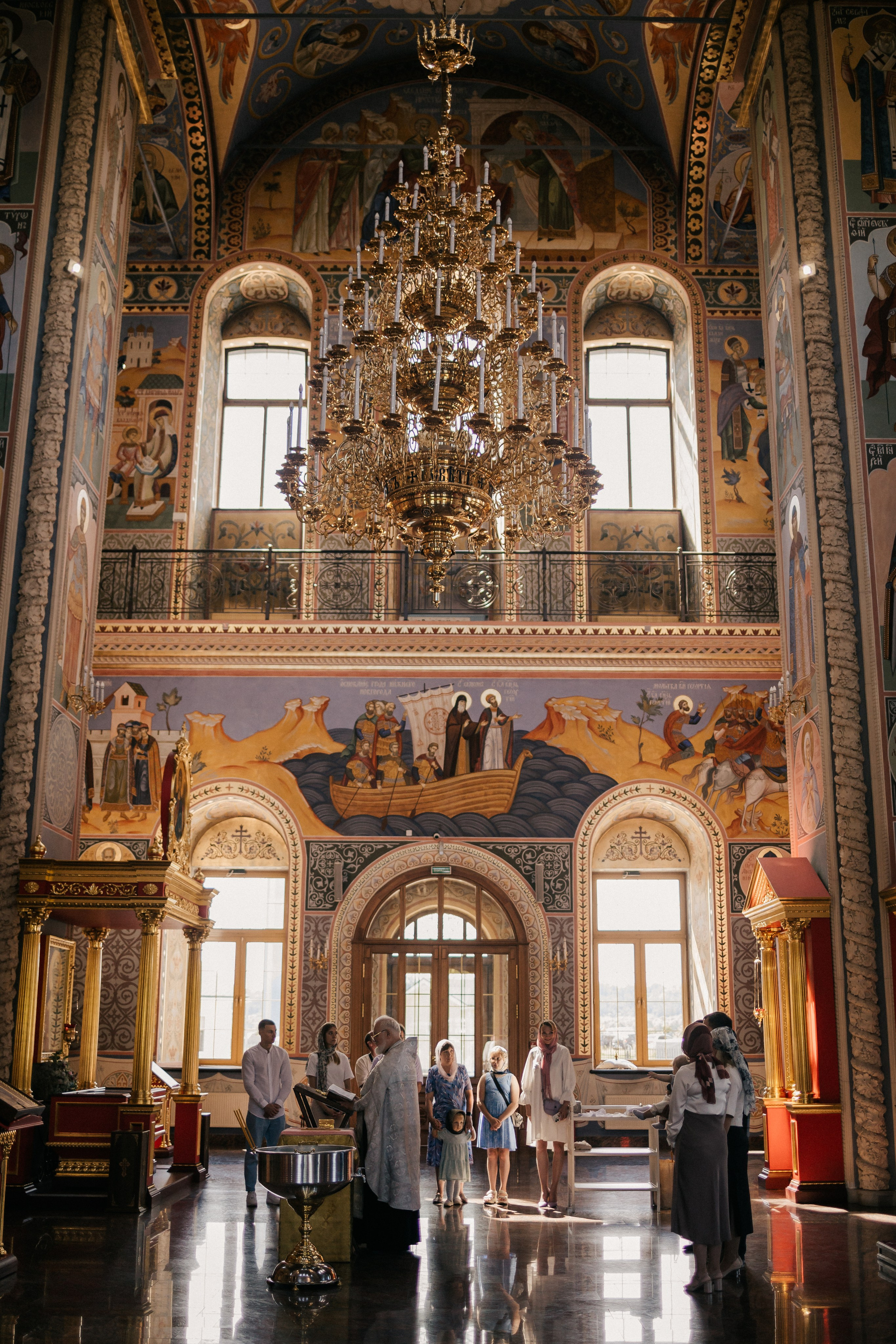Крещение в Соборе в честь князя Георгия Всеволодовича. Фотограф Нижний Новгород