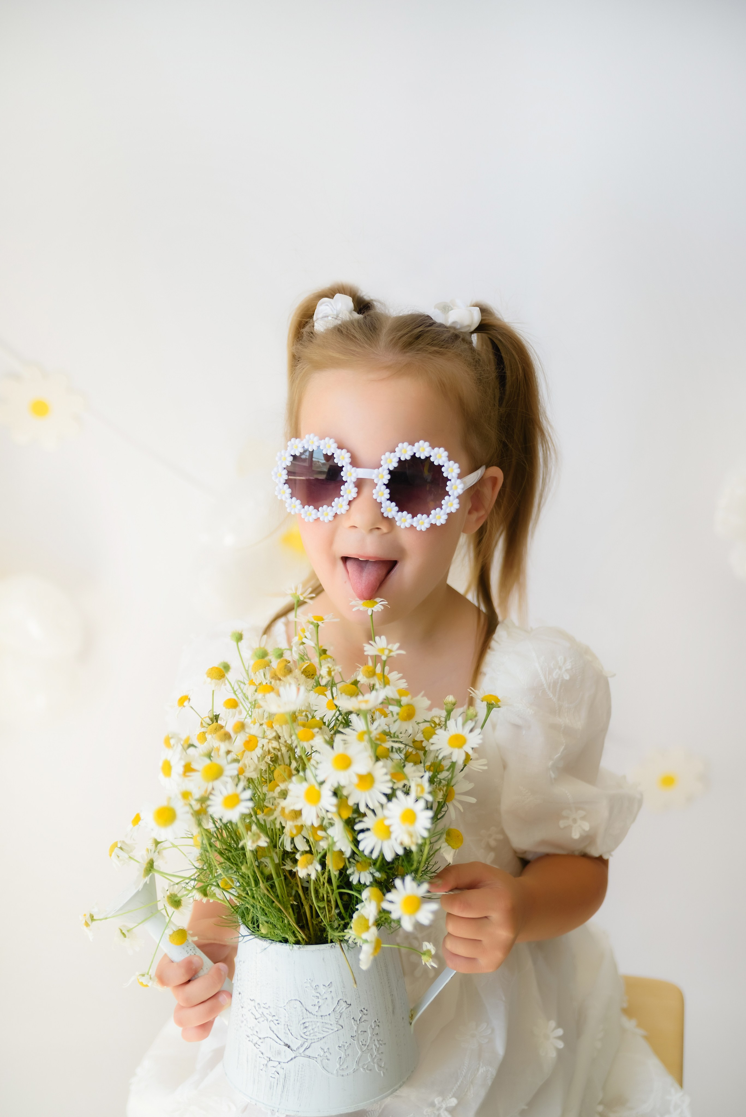 Фотопроект «Ромашки» Аня и Даша. Детский Фотограф |Фотограф на годик в Брянске Ирина Романова