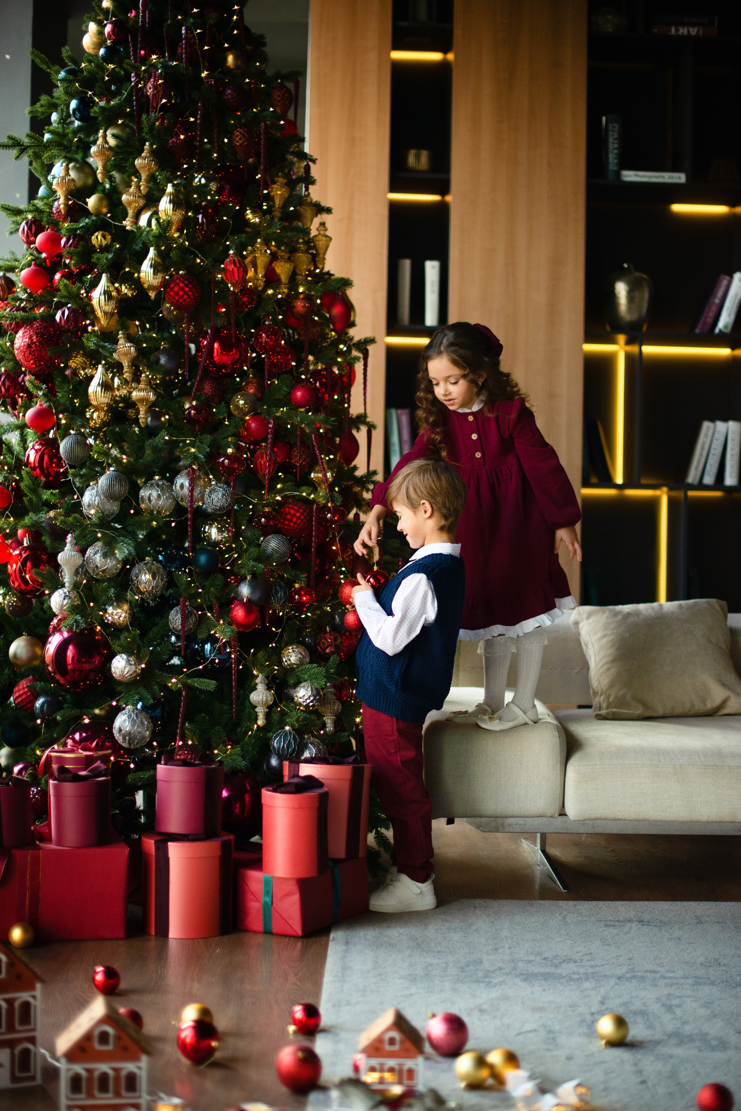 Новогодние съёмки. Семейный и портретный фотограф Надежда Вылку