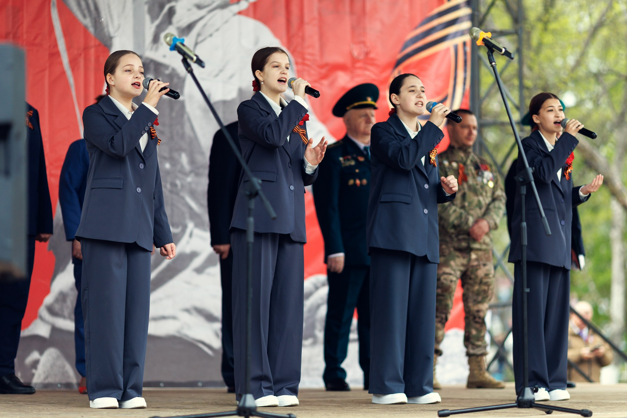 Празднование 80-летия победы над фашизмом. Славянка. Приморский край. Андрей Кровлин — фотограф в Славянке