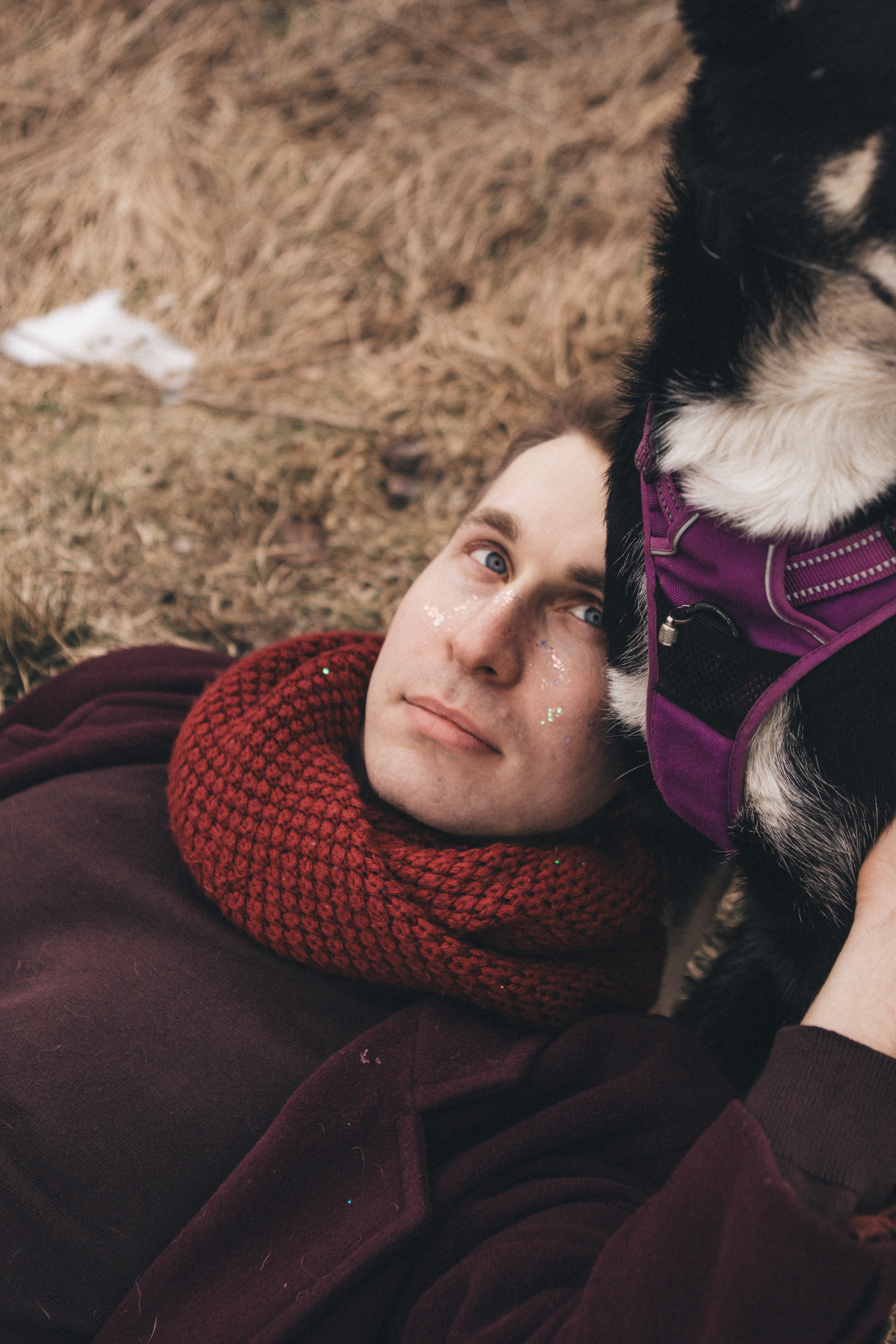 A cinematic tale of true love and unbreakable friendship between a man and a dog. Portrait, family and pet photographer in Cyprus, Ksenia Bourdelle
