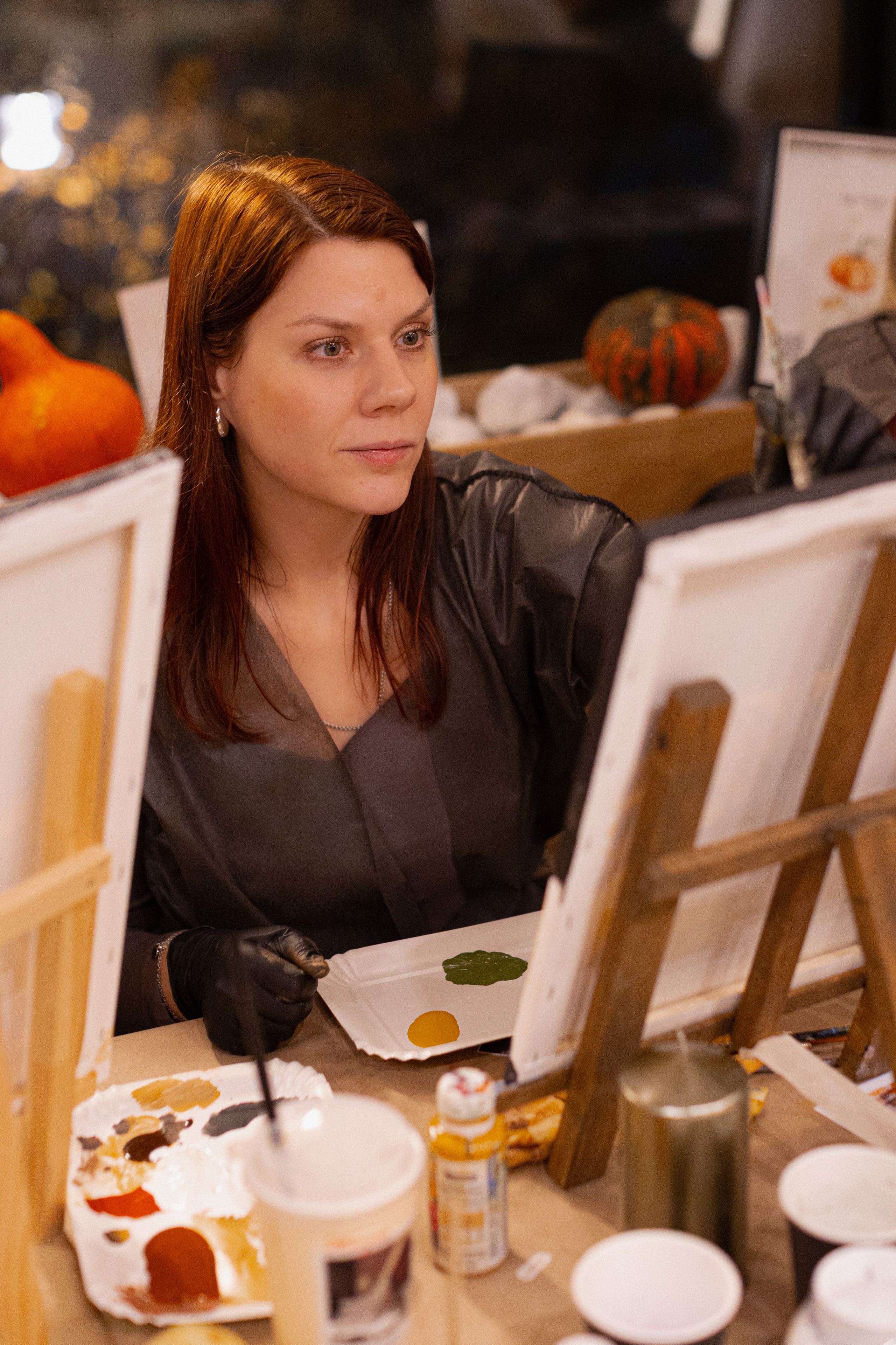 МК Тыква в кафе Здрасте. Анастасия Ракчеева Художник