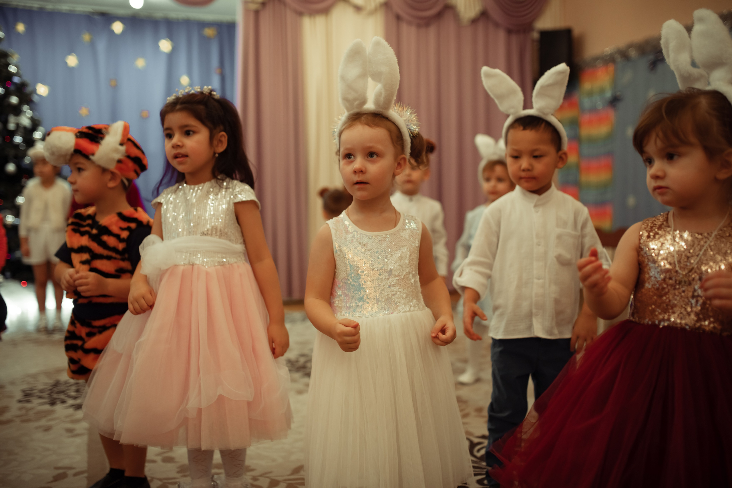 Новогодний утренник в детском саду. Семейный и детский фотограф в Москве Дорогова Екатерина