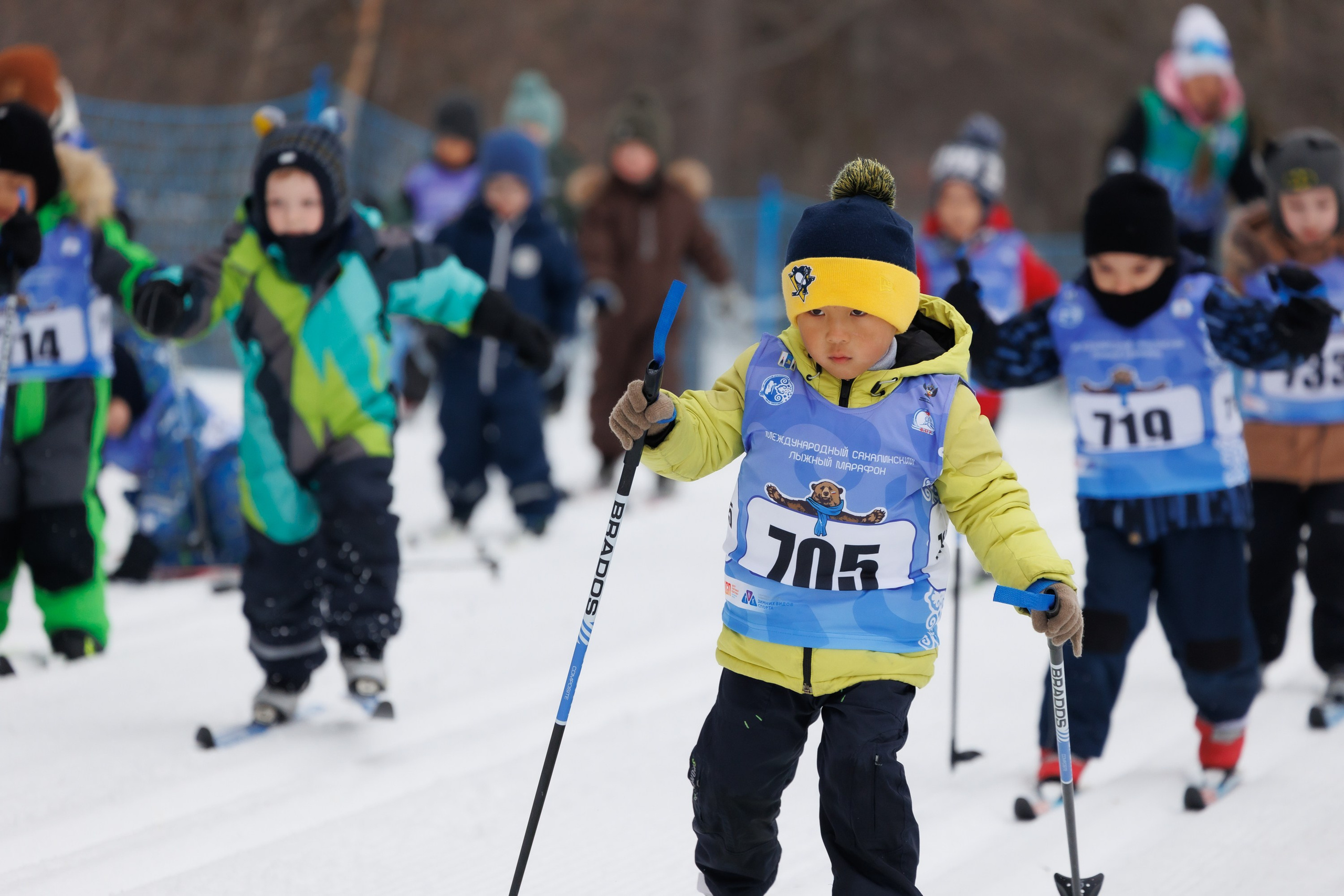 XXVII Сахалинский лыжный марафон. Фотограф Анастасия Зубкова