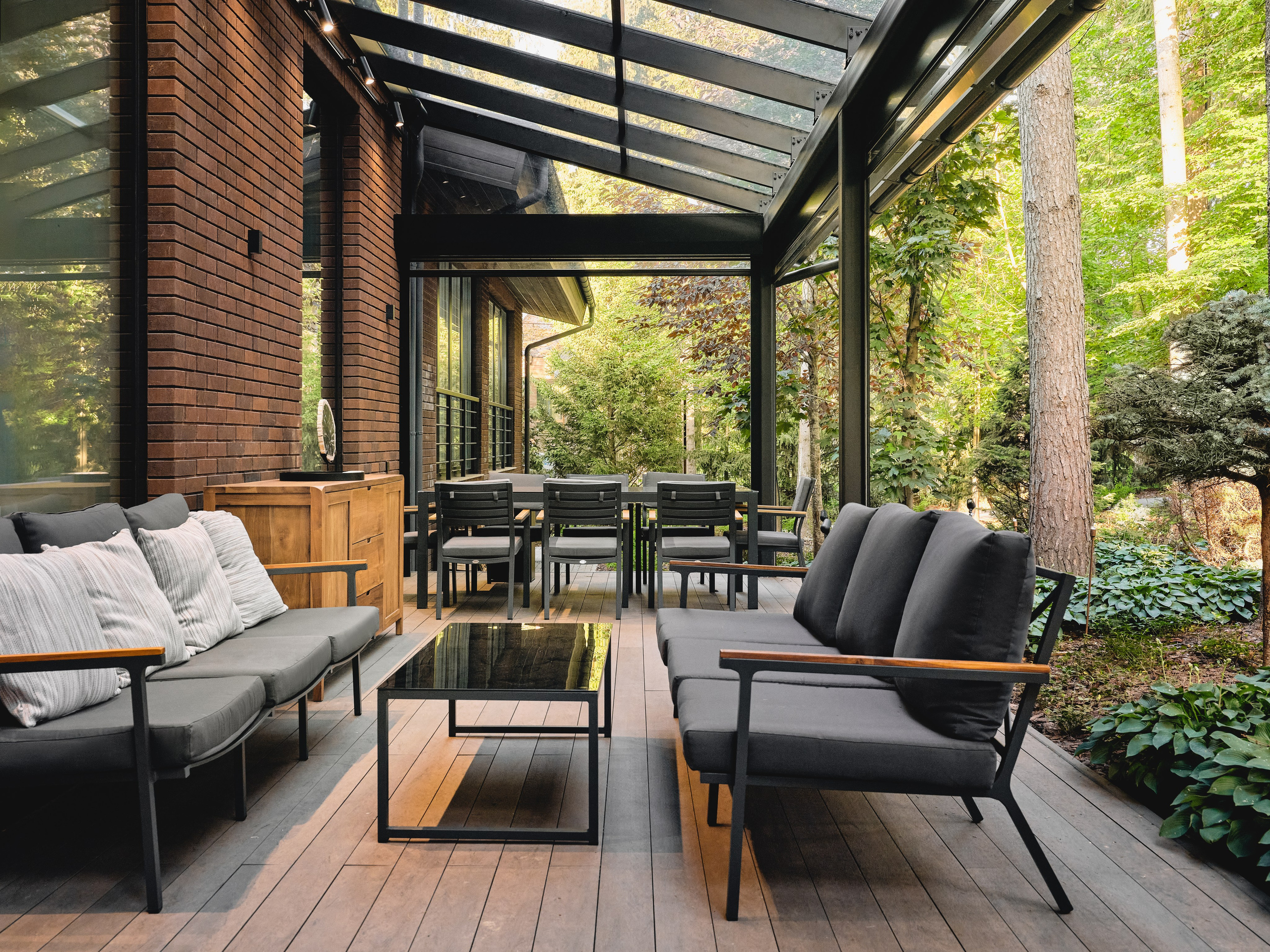 Беседка в загородном доме. Фотограф Наталья Вершинина