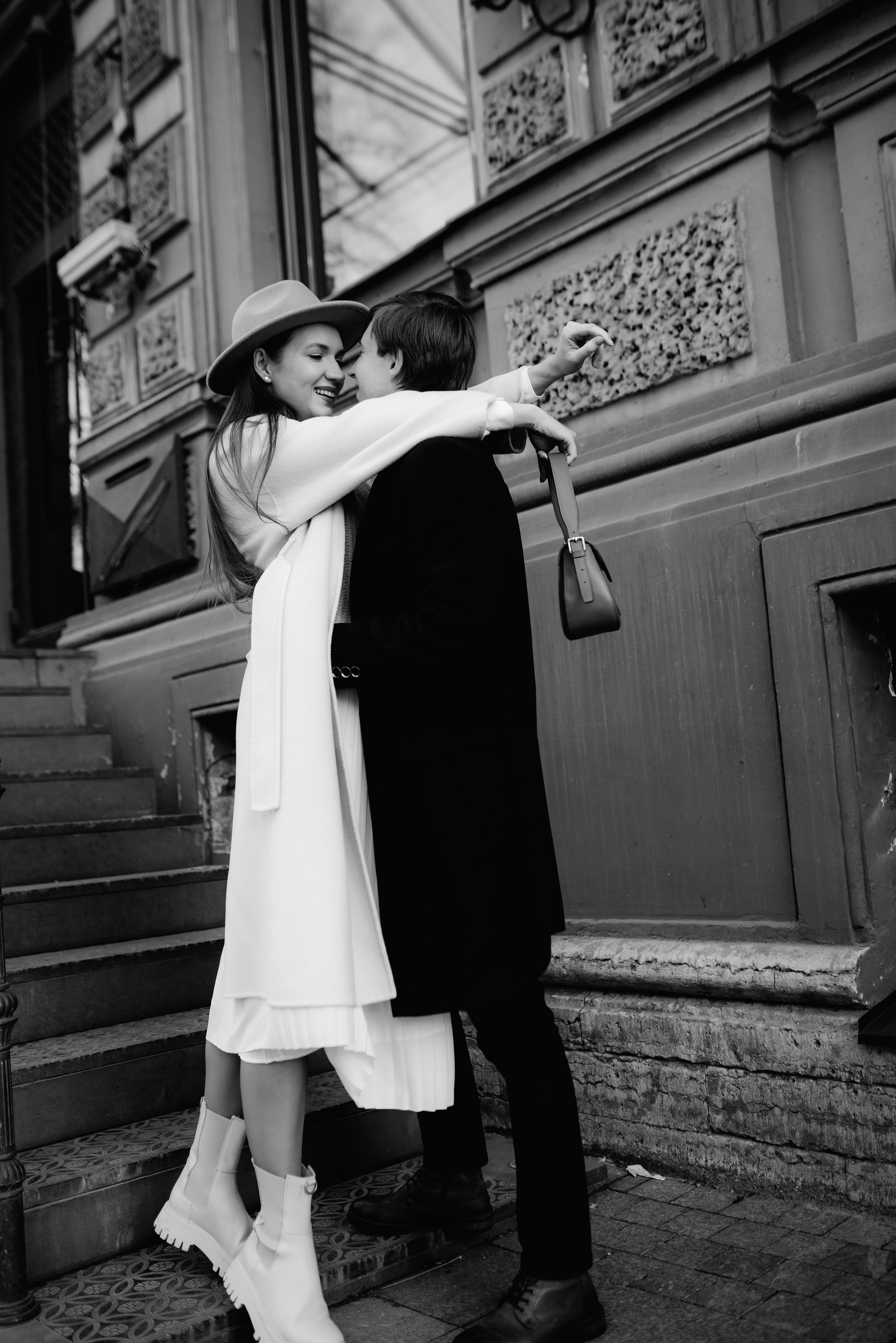 фотосессия пары в городской локации