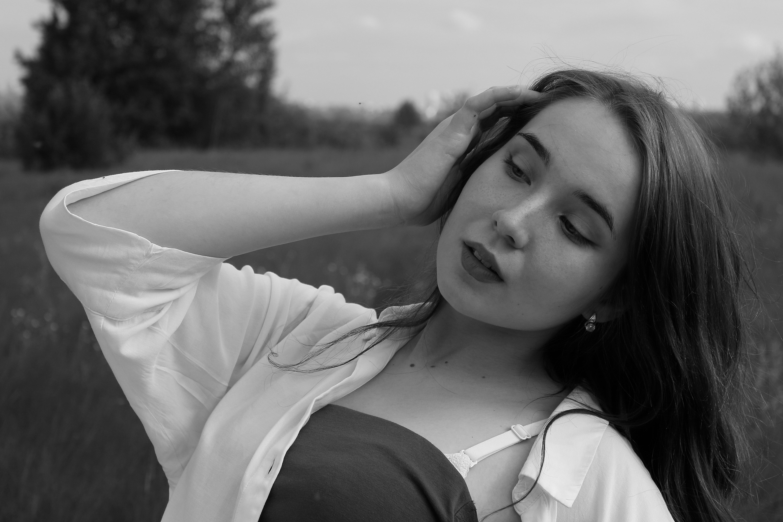 Дарья. В поле. Творческий фотограф в Казани Власкова Анастасия